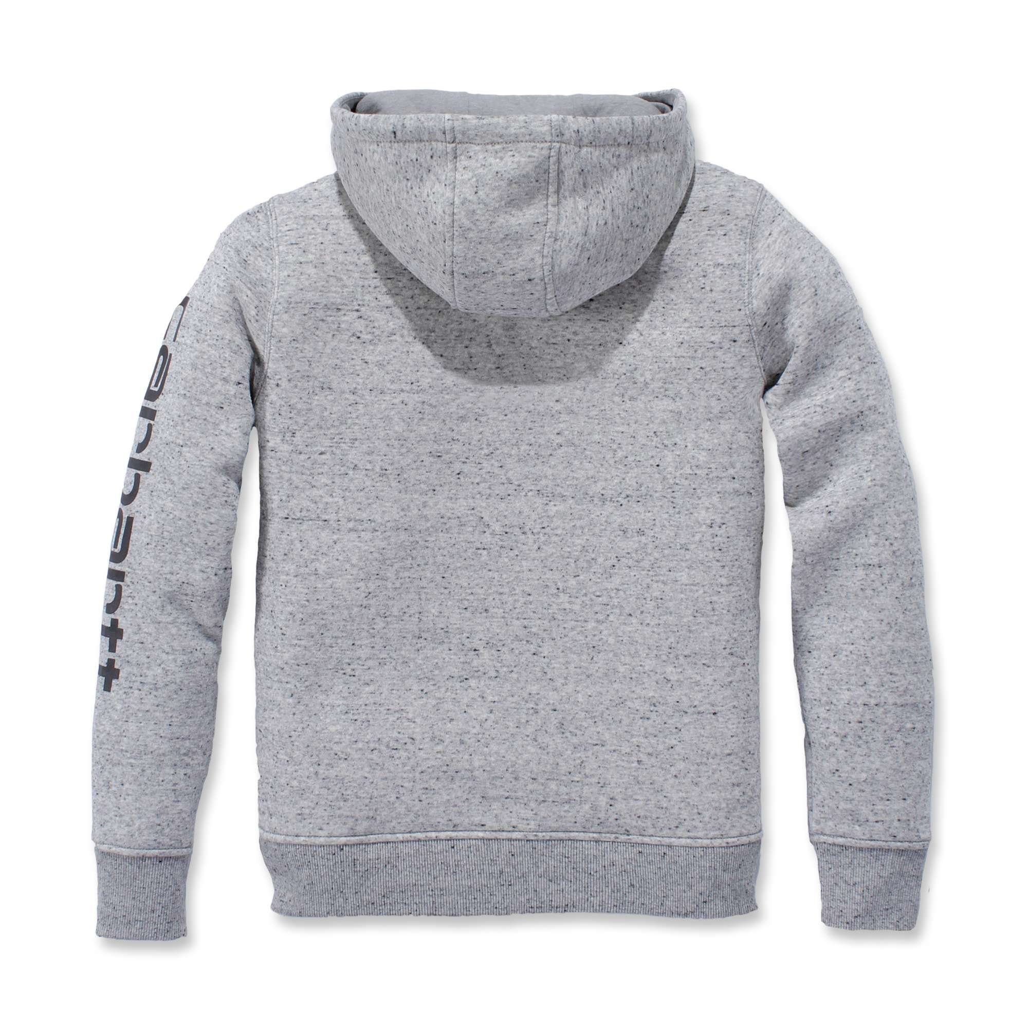 Hoodie Sweatshirt Logo nep Carhartt Graphic Damen Sleeve asphalt für heather