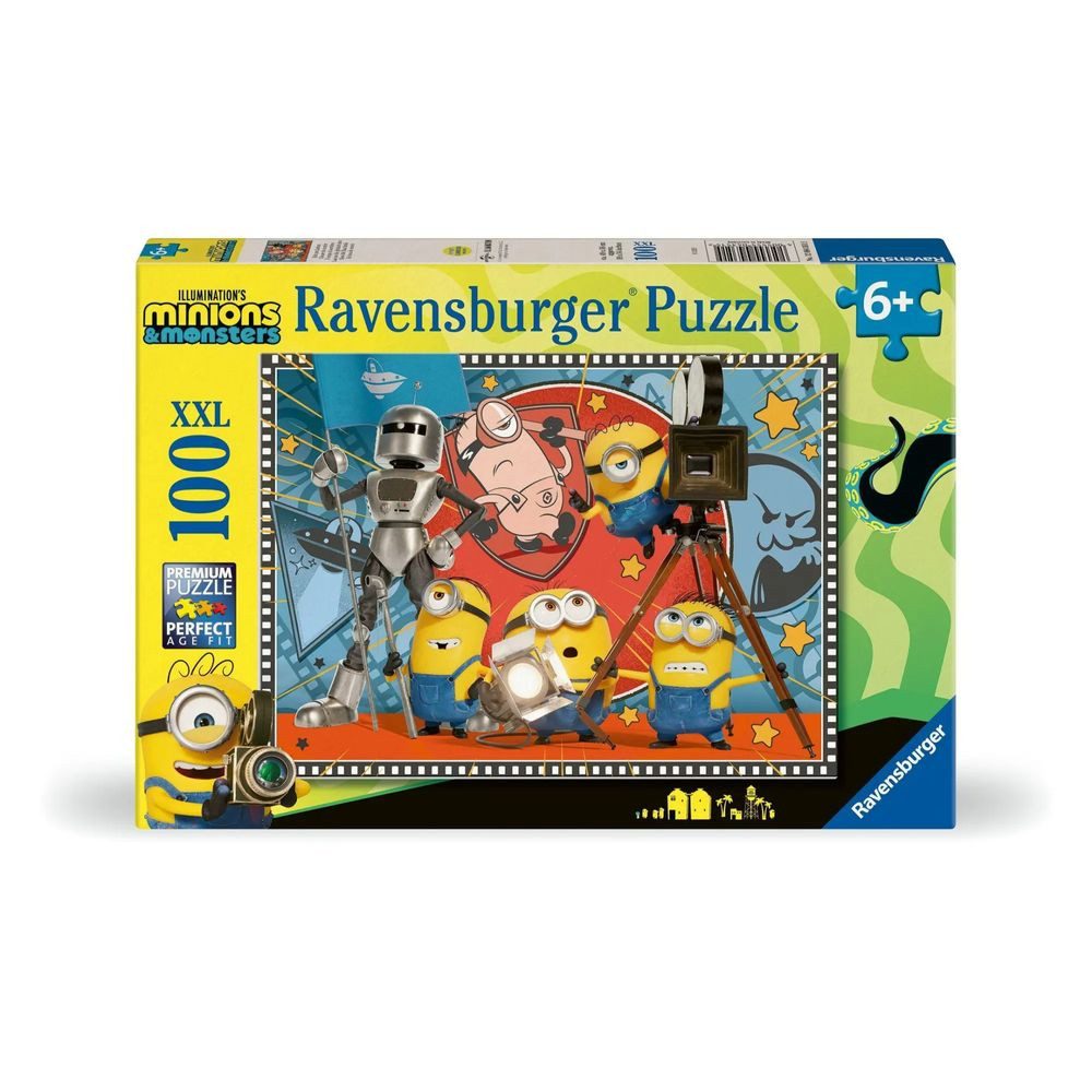 Ravensburger Puzzle Kinderpuzzle 100 XXL Teile - Minions 3, Puzzleteile