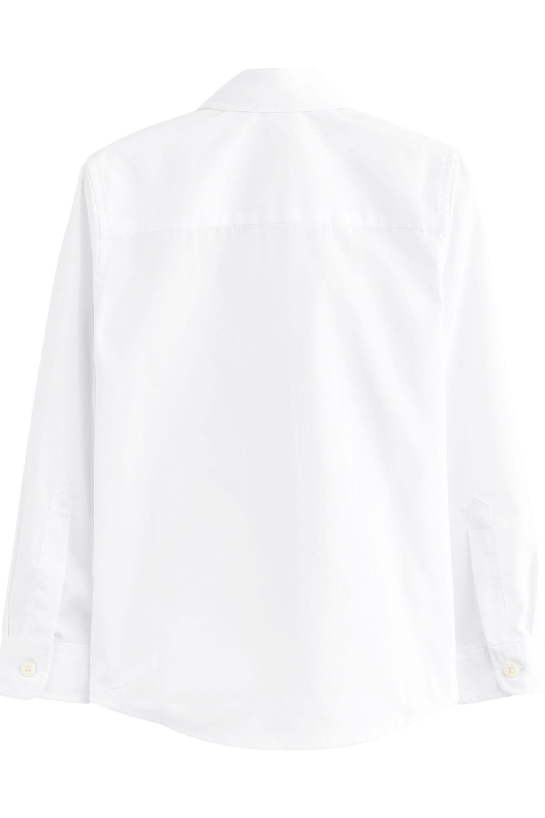 Next Langarmhemd Langarmhemden im Slim-Fit (3 - 17 Jahre), 2er-Pack (2-tlg)