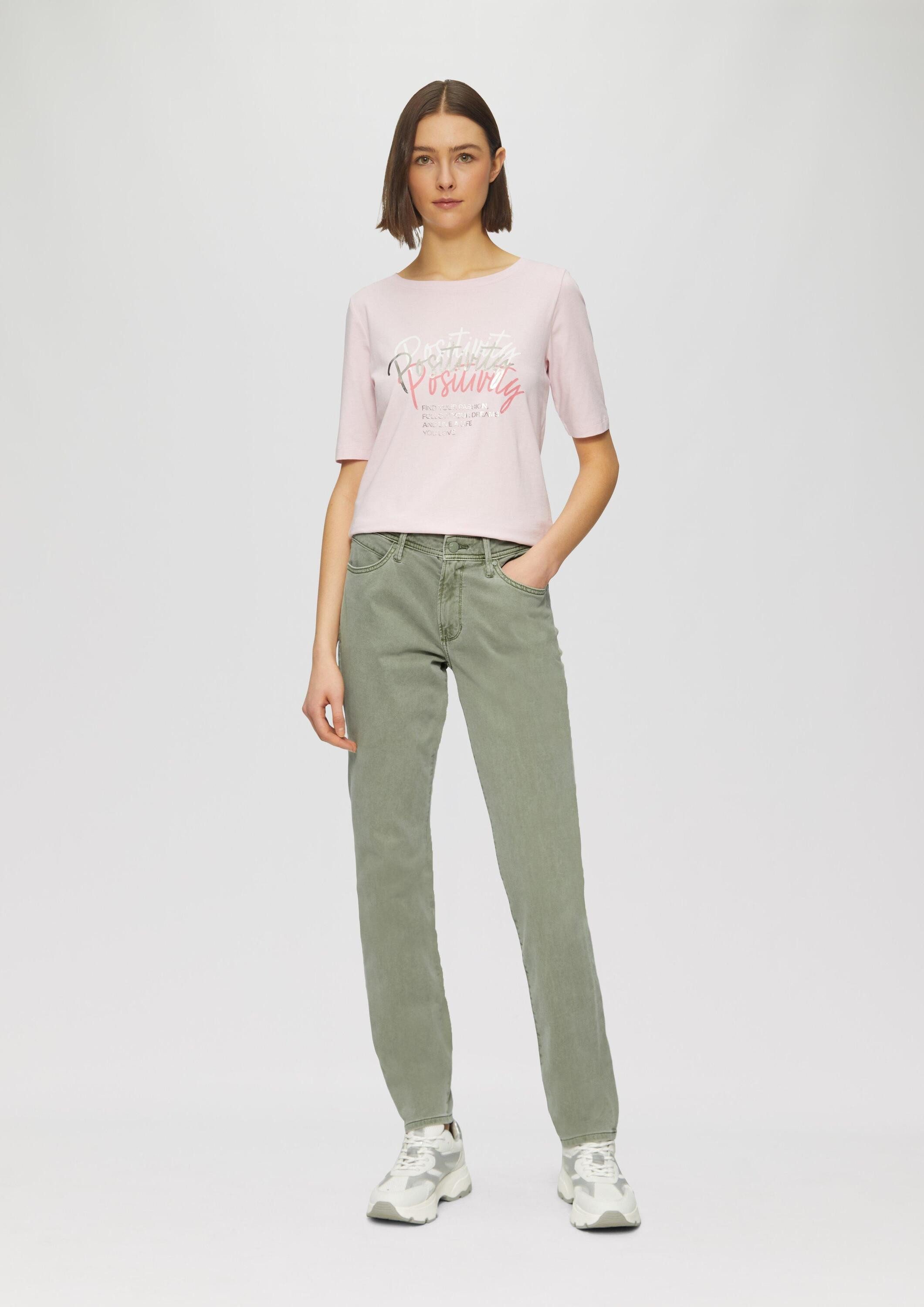 s.Oliver Slim-fit-Jeans Jeans-Hose BETSY Jeans Betsy / Mid Rise / Slim Fit / Garment Dye