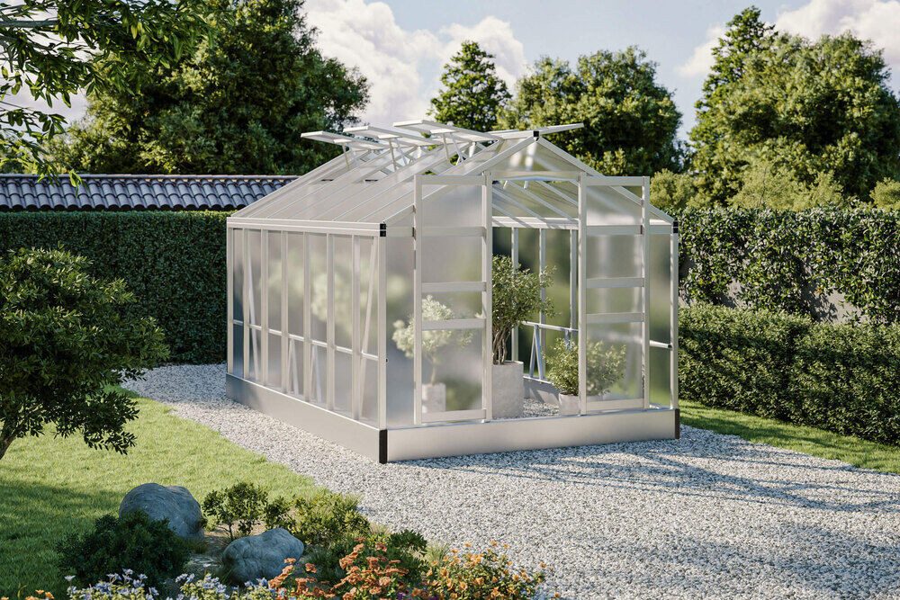 OUTFLEXX Gewächshaus silberfarben | Rabatt: 24%