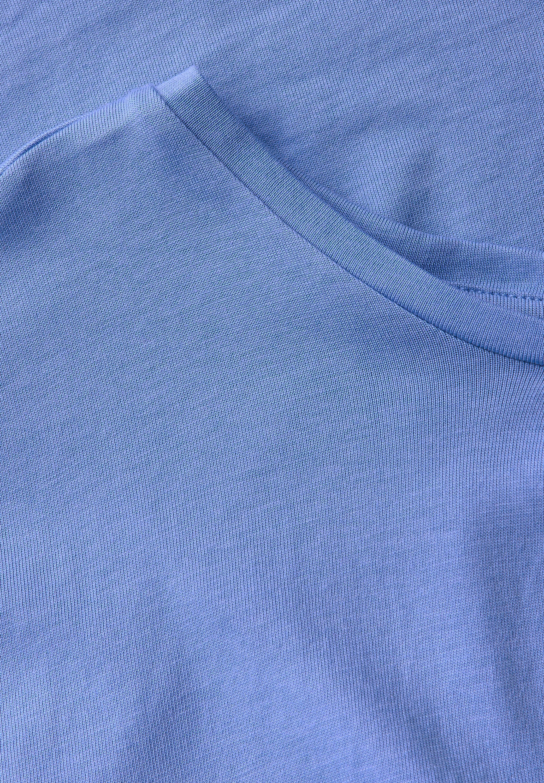 STREET ONE STUDIO T-Shirt aus elastischem Materialmix