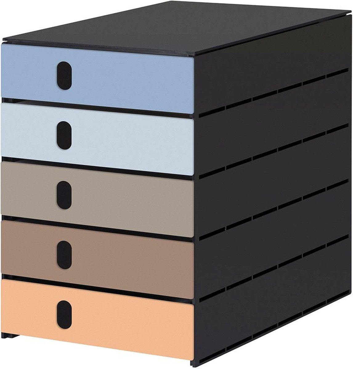 STYRO Organizer Schubladenbox styroval pro 5 Schübe Emotions Beach