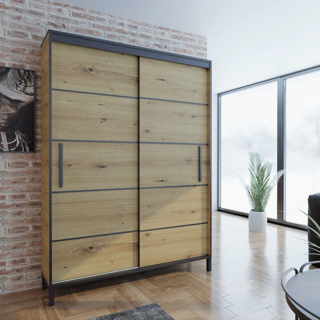 SM SEGA Schiebetürenschrank Verschiebbarer Kleiderschrank - günstig online kaufen