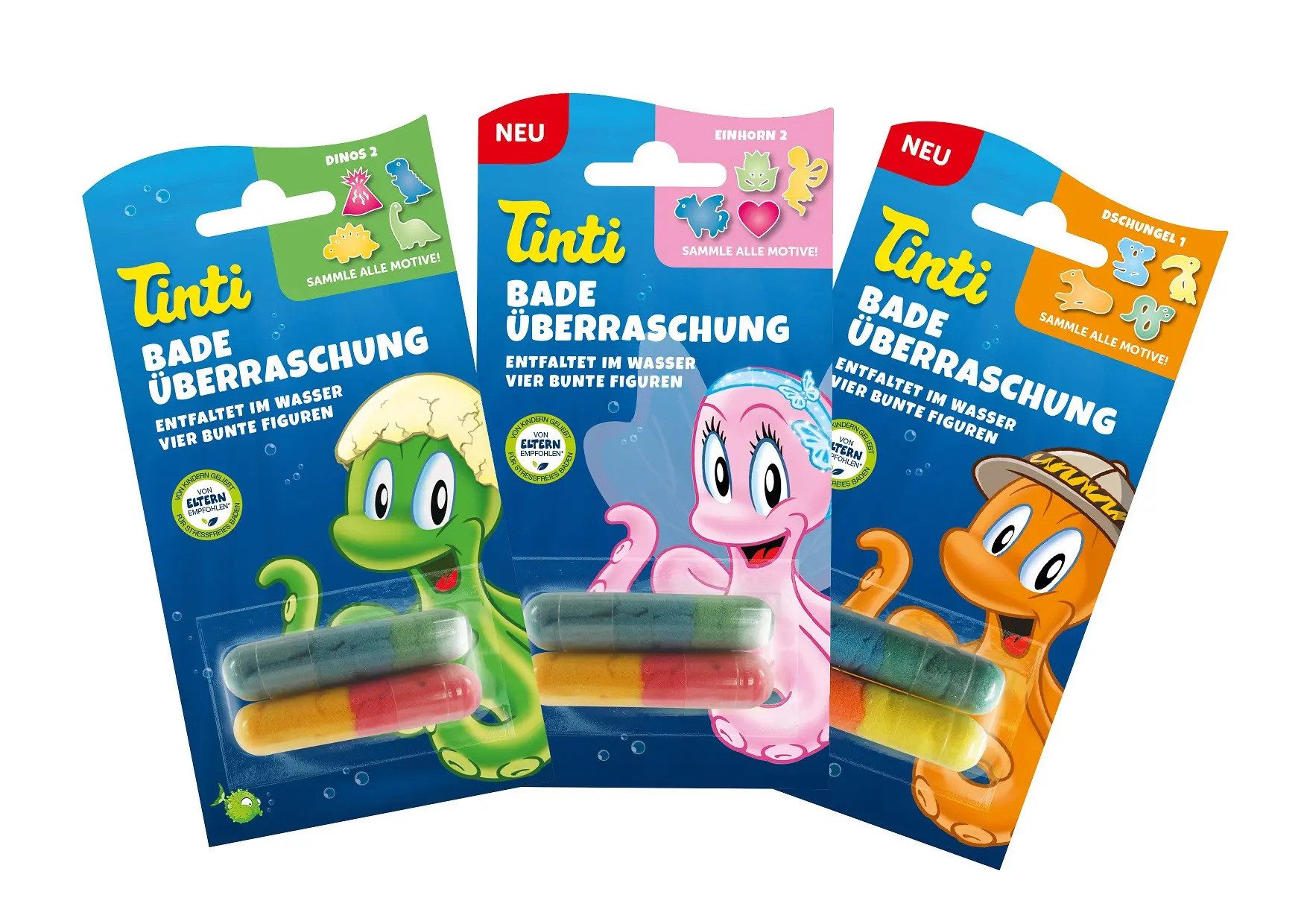 TINTI Badespielzeug Kinder Badezusatz Badeüberraschung, 5 pack (1-tlg) günstig online kaufen