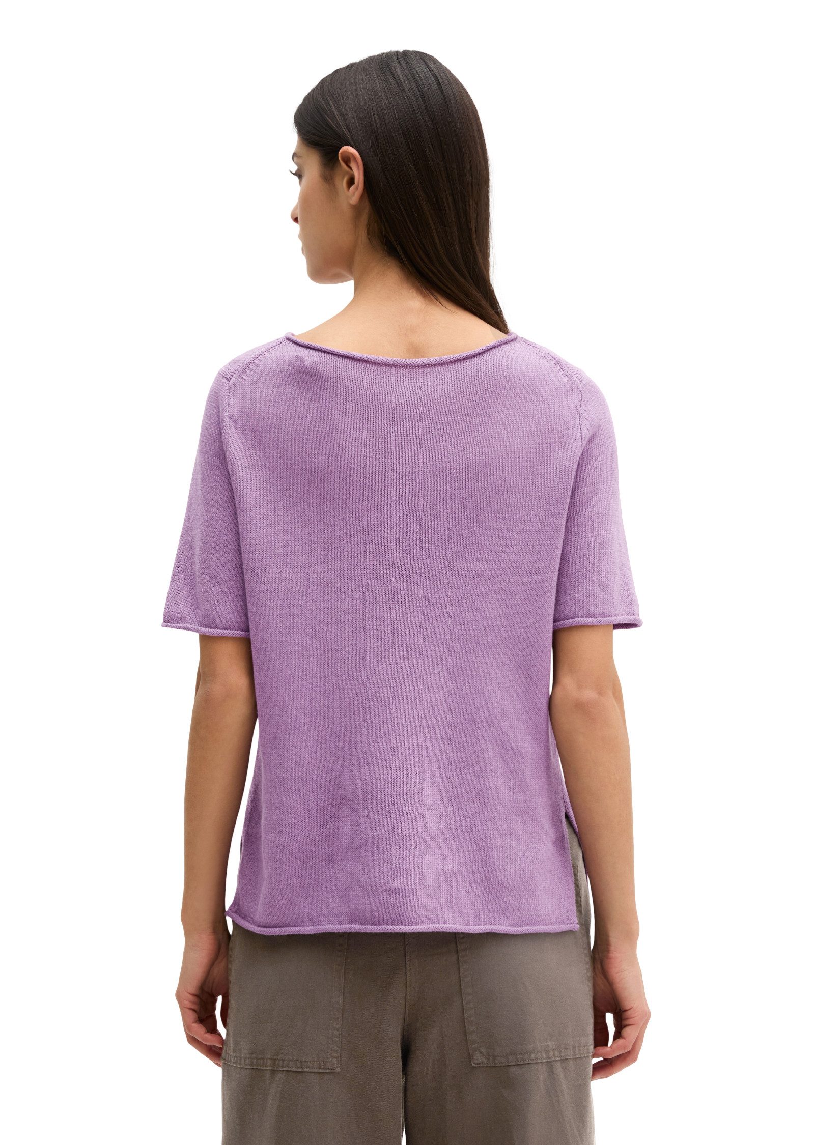 Marc O'Polo Strickpullover aus Organic Cotton-Leinen-Mix – Bild 3 von 5