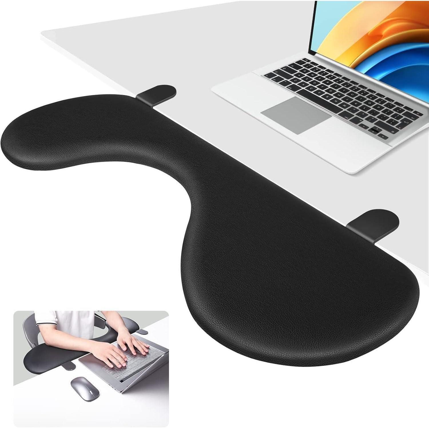 LuxusKollektion Handballenauflage Ergonomische Schreibtischverlängerung mit Armlehne und (1-St)