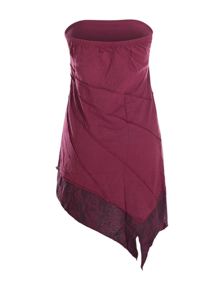 Vishes Sommerkleid Mini Bandeau Kleid Sommerkleid Patchworkkleid Tunika, Bo günstig online kaufen