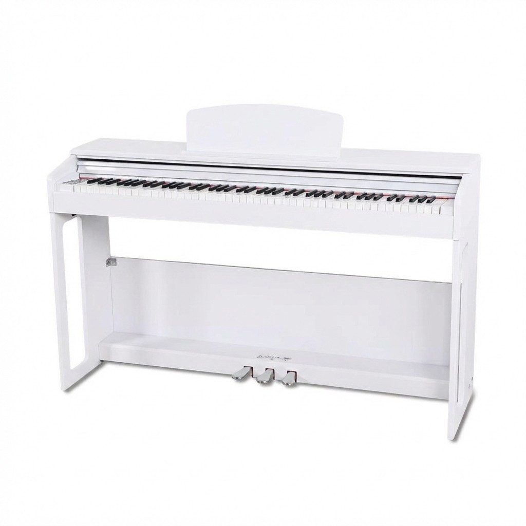 JVmoebel Digitalpiano Digitales Klavier Piano Heimklavier Digital Keyboard 138cm Weiß (Maße Digitale Klaviere), Made in Europe