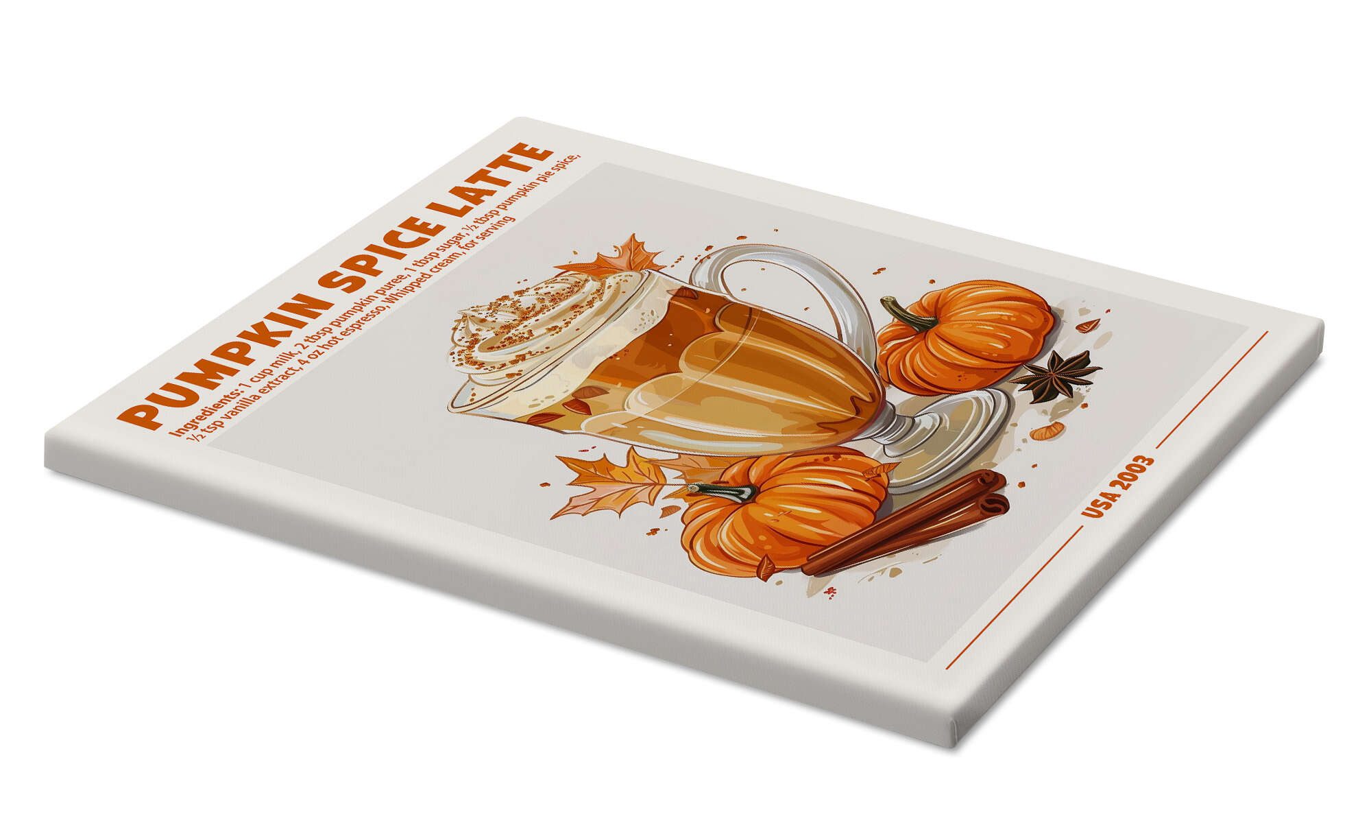 Posterlounge Poster TAlex, Pumpkin Spice Latte, günstig online kaufen