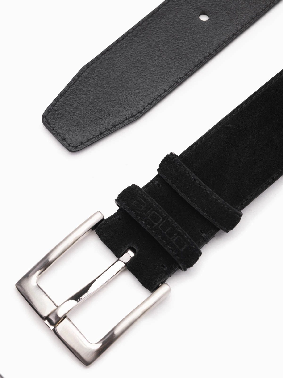 OMBRE Ledergürtel Einfarbiger Herrengürtel aus natürlichem günstig online kaufen