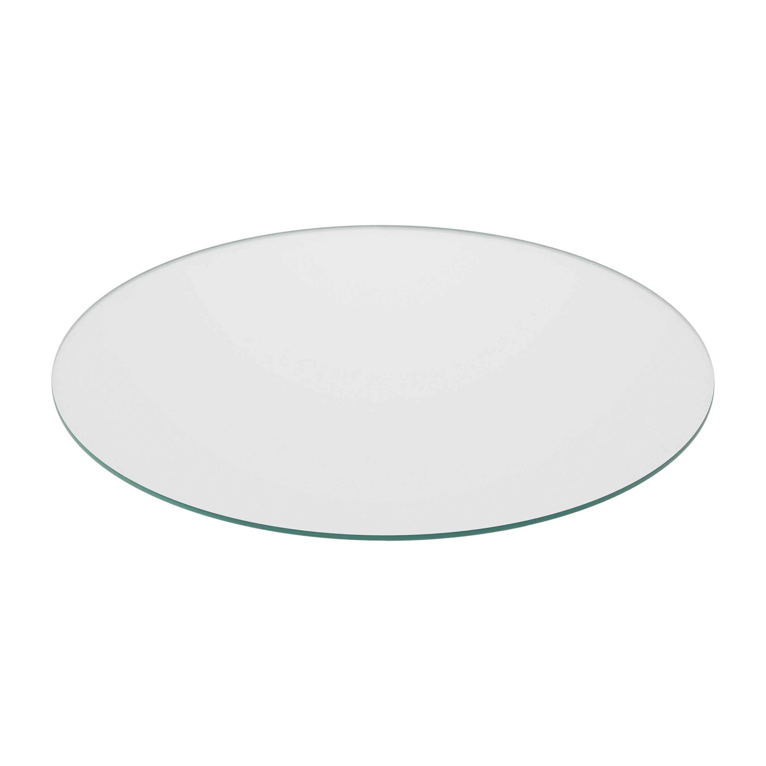 relaxdays Tischplatte Glasplatte 8mm ESG (1 St), 80 cm