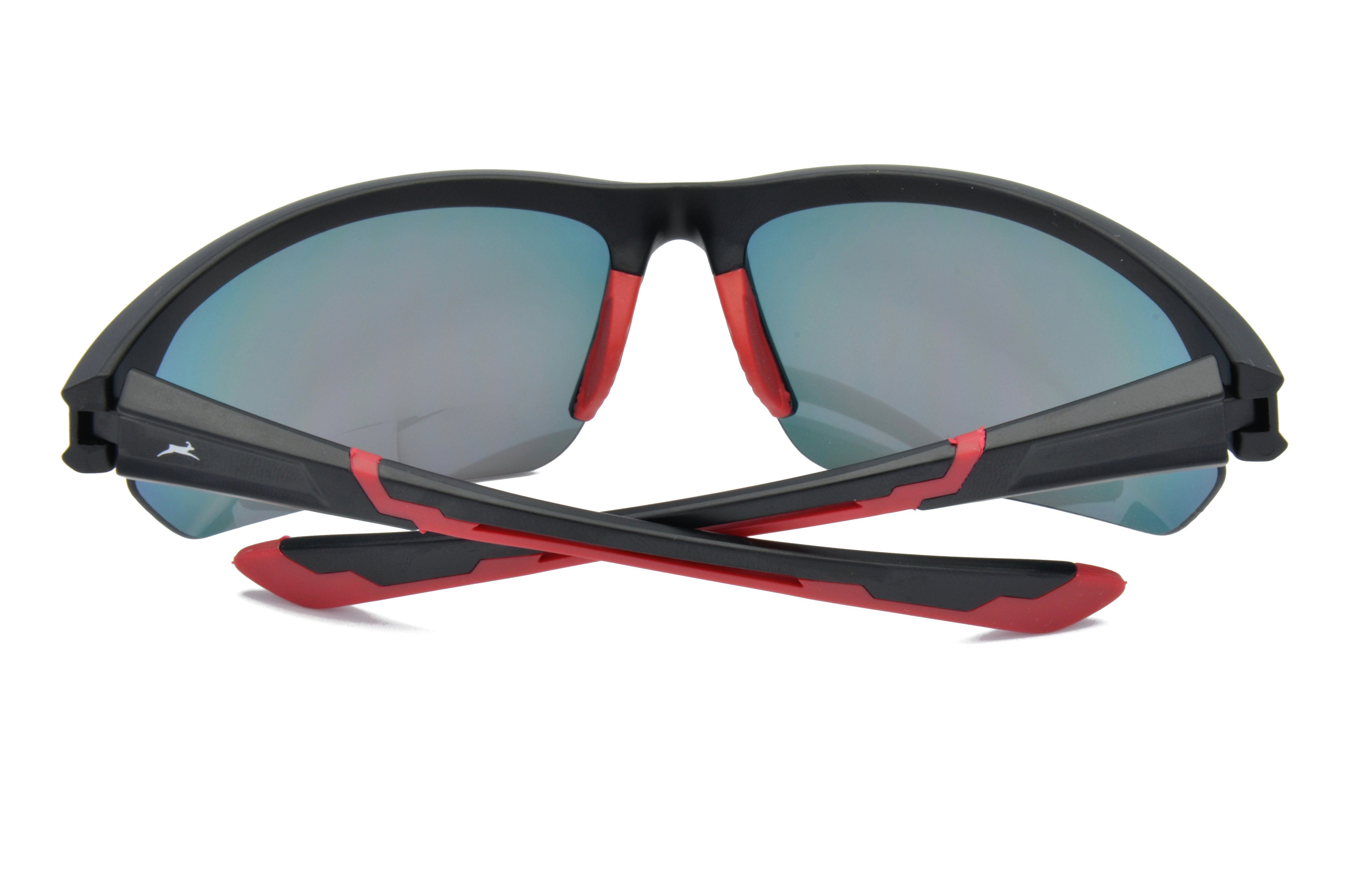 Gamswild Sportbrille Skibrille Unisex, Herren Damen violett, rot-orange, Fahrradbrille WS6028 blau, Sonnenbrille Halbrahmenbrille