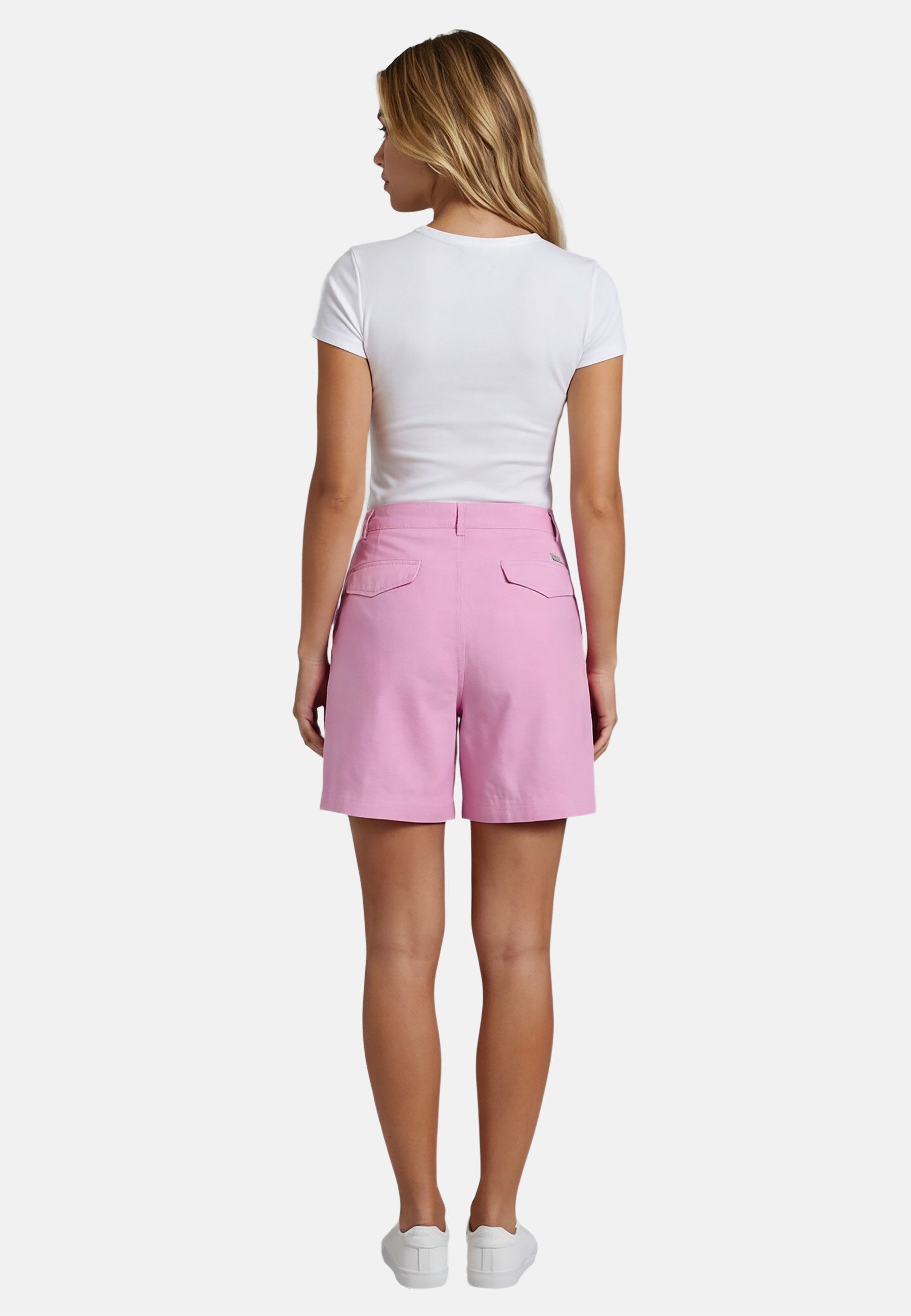 U.S. Polo Assn. Shorts USOolivia Damen Leinenshorts – Shorts luftig mit Taschen und Leinenmix Leichte Sommer Shorts aus Leinenmix mit bequemer Passform