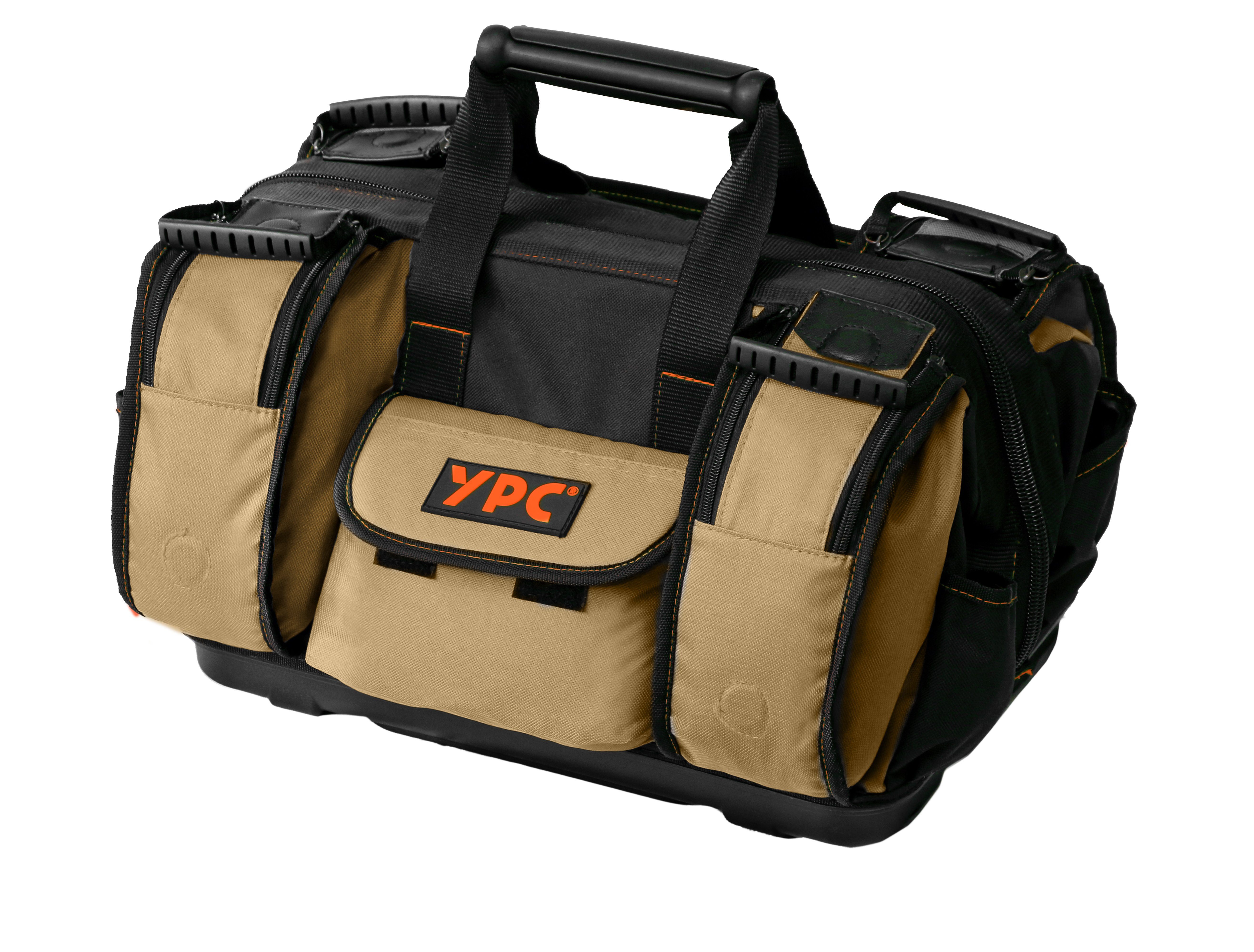 YPC Umhängetasche Werkzeugtasche / Outdoor- und Sporttasche XXL, 42x30x25cm, 40 Liter Beige | Umhängetaschen