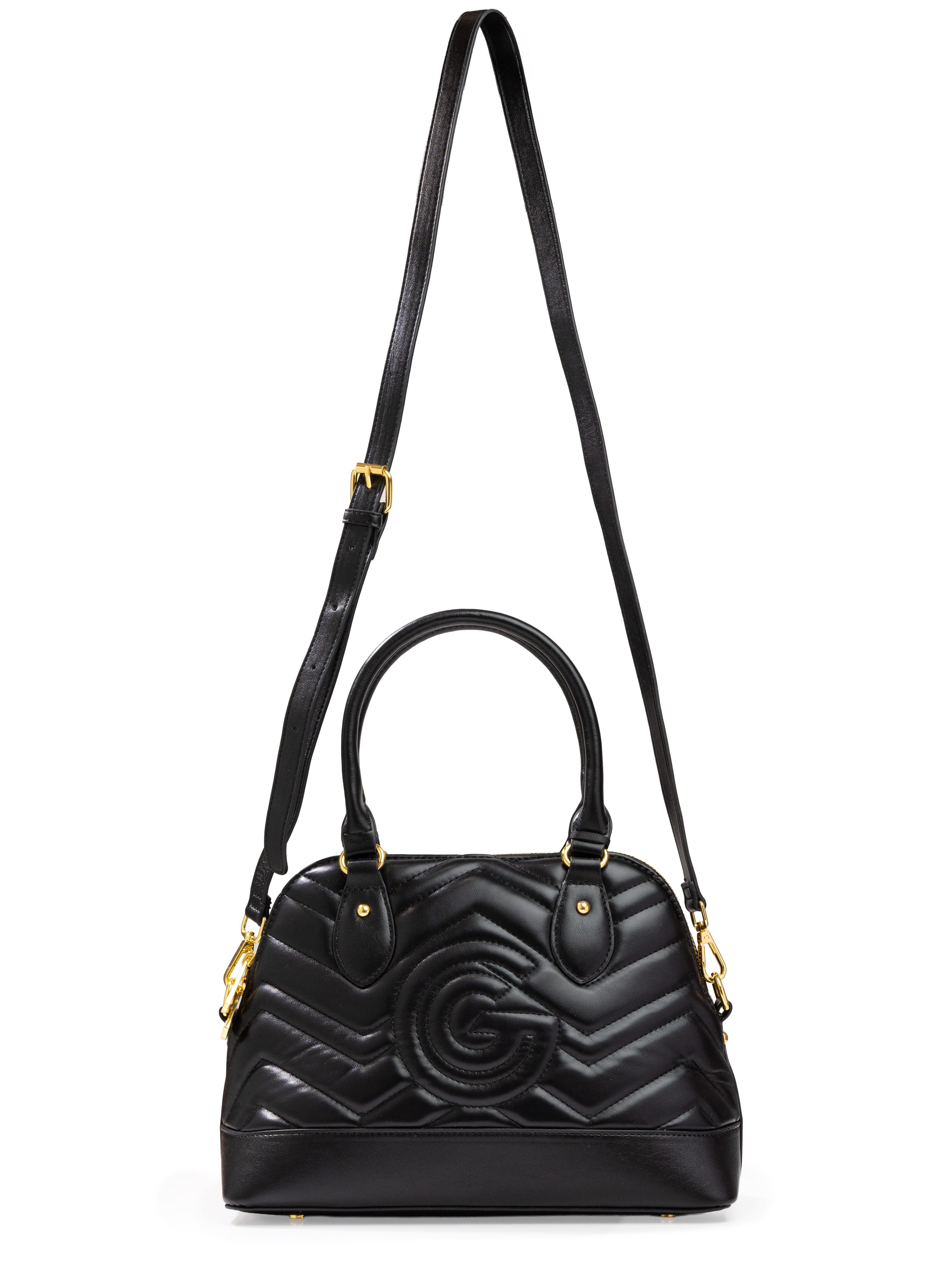GABRIELLA G By Gabriella Gucci Handtasche JACKIE, Damen Umhängetasche, Handtasche, Tragetasche mit Logoprägung