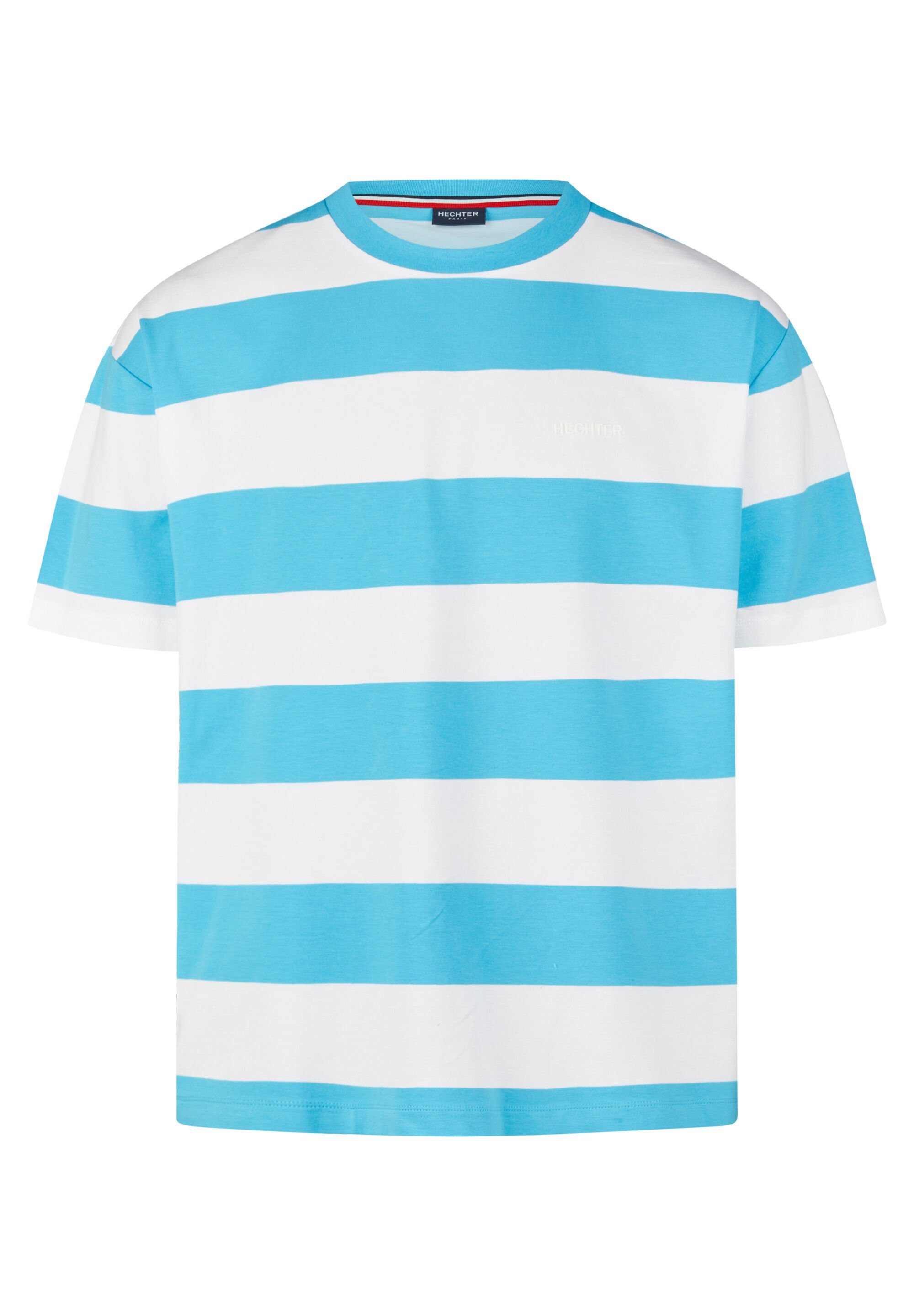 HECHTER PARIS T-Shirt (1-tlg) im Colour-Block-Design
