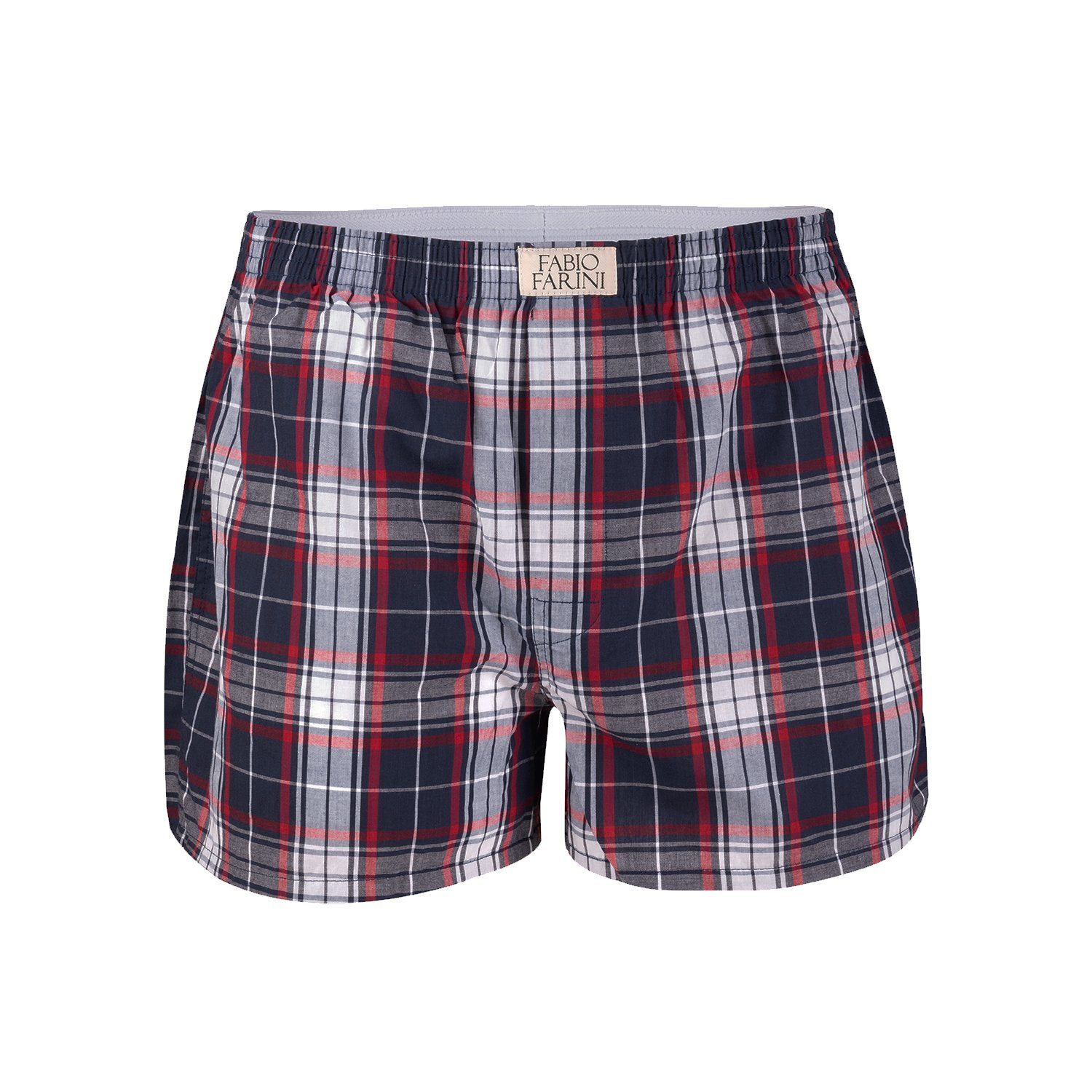 Männer Set Baumwolle Farini Webboxer weite Unterhosen (4-St) Herren bequeme, aus Passform Boxershorts - Fabio 26