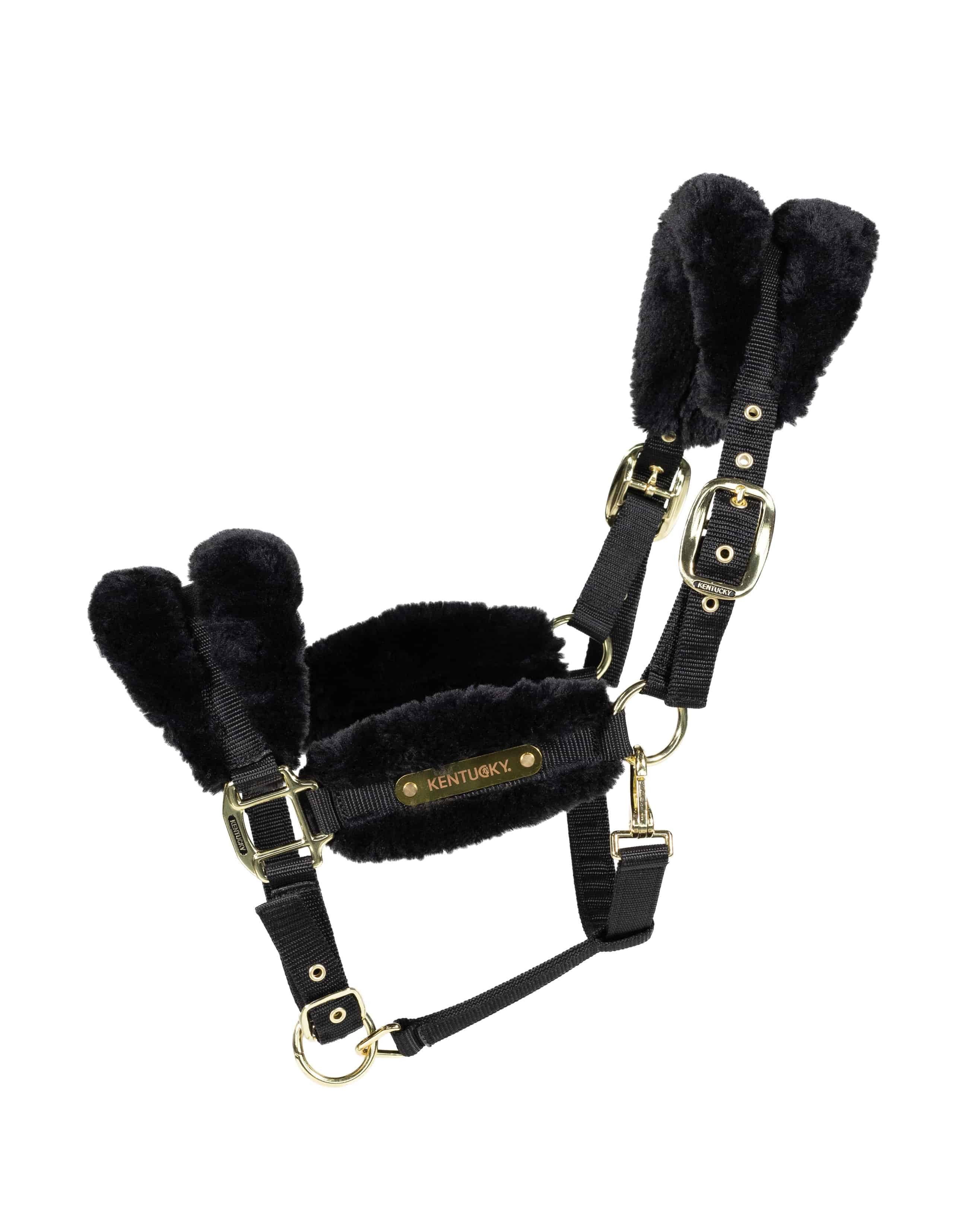 Kentucky Horsewear Halfter Nylon Lamfell Halfter Soft