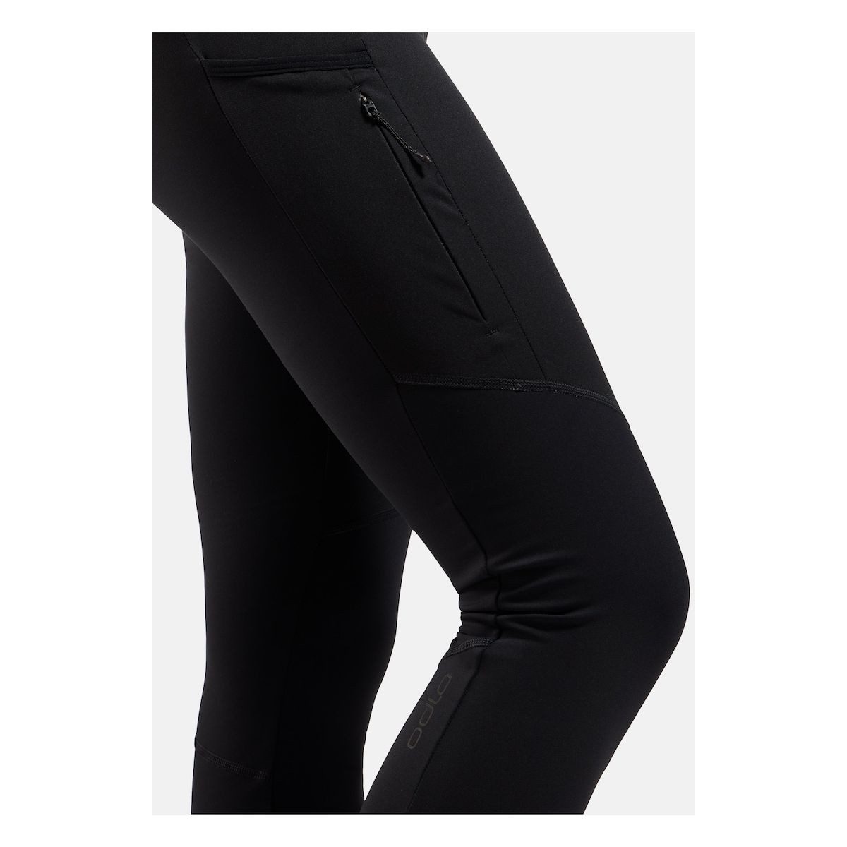 Odlo Skihose The Zeroweight Pro Warm Windproof Cross-country Tights Winddichte Langlauftights mit Softshell-Material und