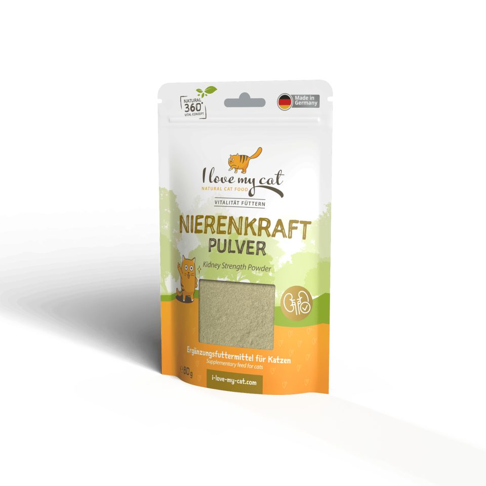 Bellfor I love my cat Nierenkraft Pulver - 80g, für: Katzen