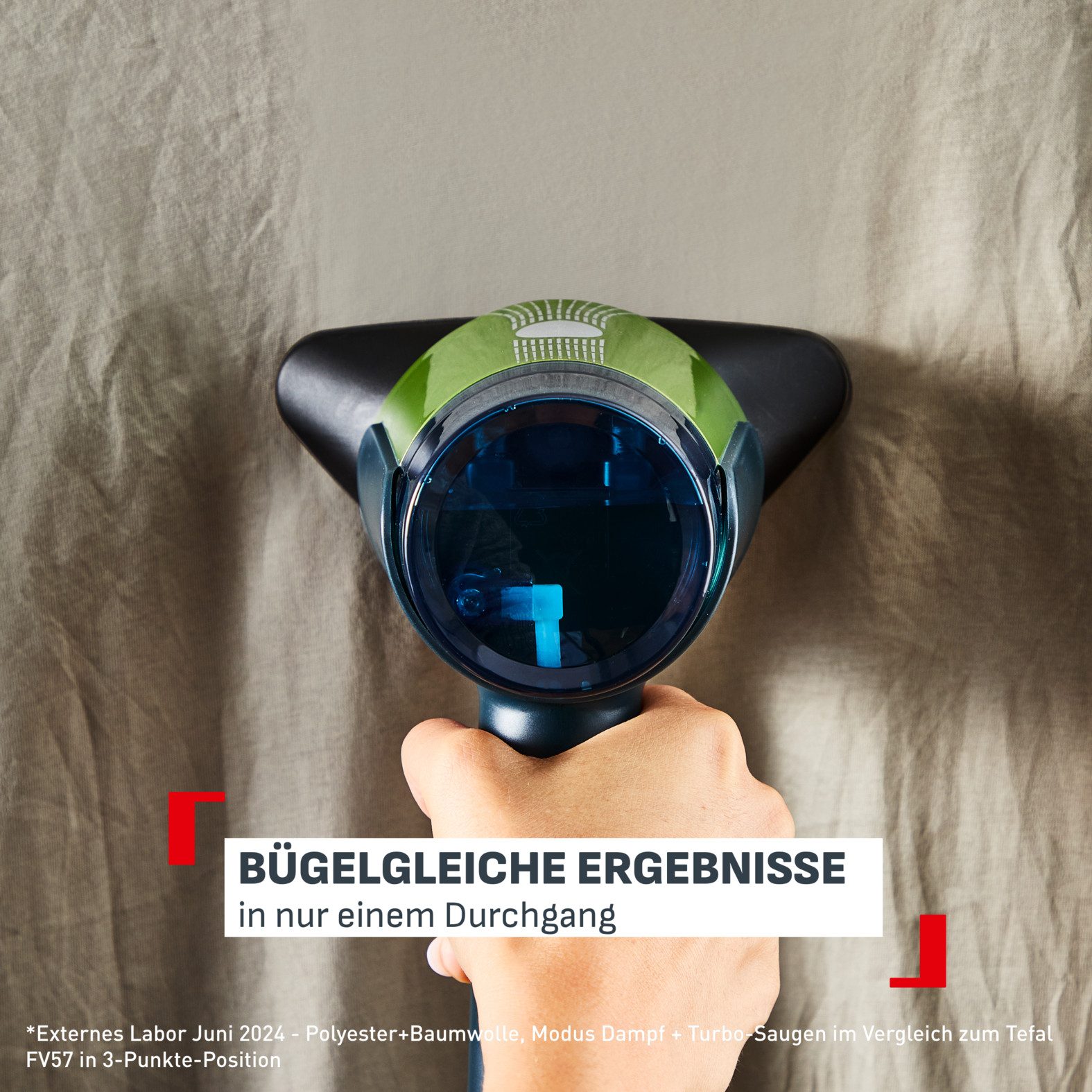 Tefal Dampfbürste AeroSteam, kombiniert Dampf, einen beheizten Kopf und Ansaugung, 1400 W, Dampfglätter mit 3 Nutzungsmodi, 100 ml abnehmbarer Wassertank, DT9810