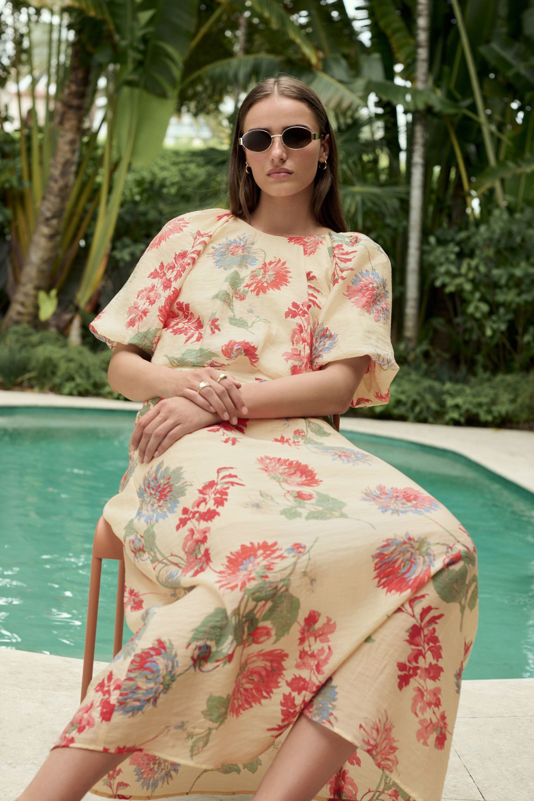 Next Maxirock Leichter, drapierter Maxirock (1-tlg)