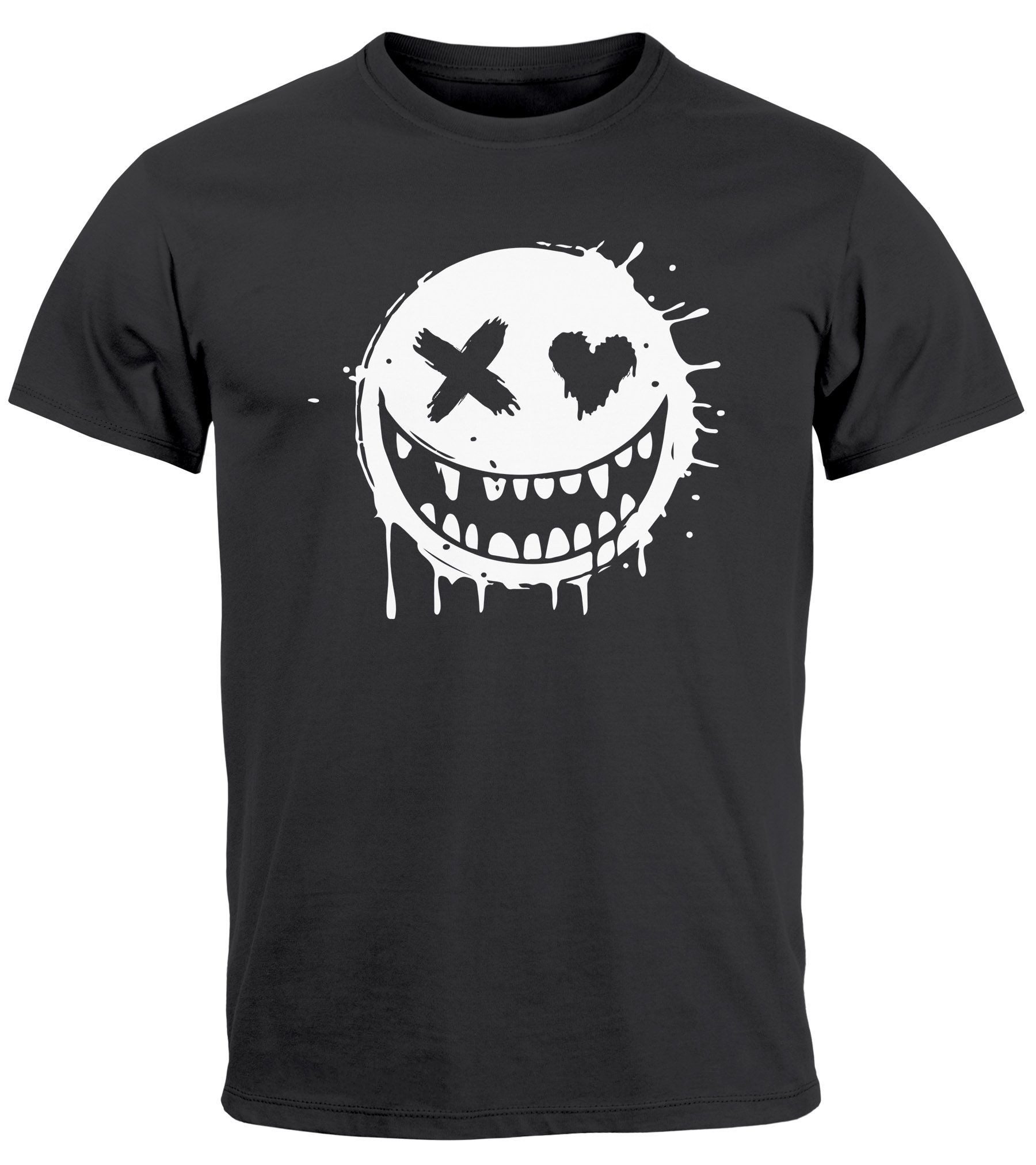Neverless Print-Shirt Herren T-Shirt Print Aufdruck günstig online kaufen