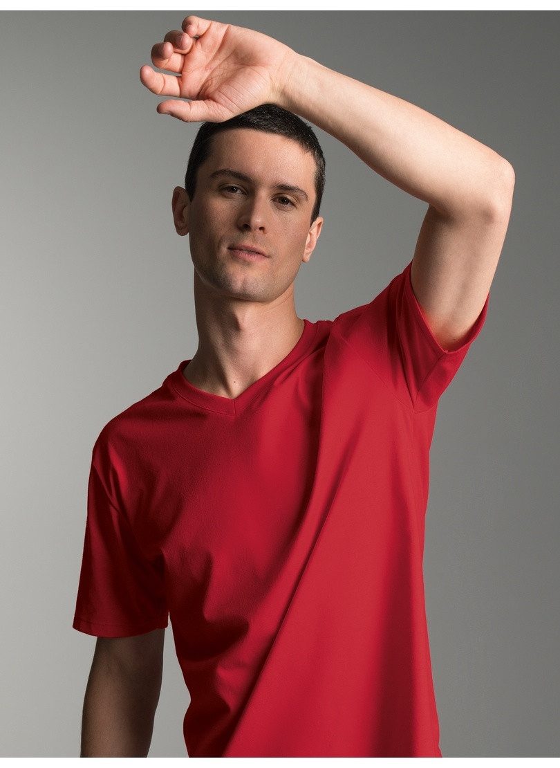 Trigema T-Shirt TRIGEMA V-Shirt DELUXE (1-tlg)