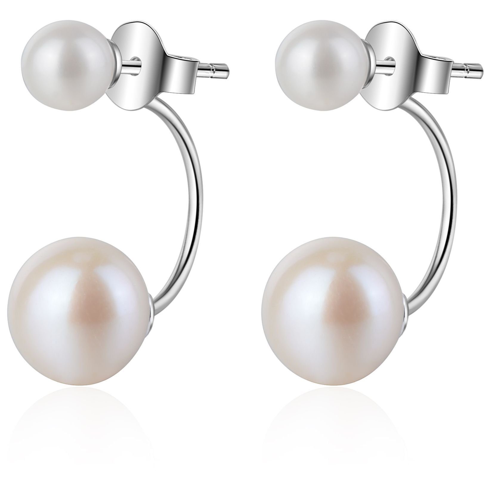 AILORIA Серьги из бисера MEGUMI Серьги, 925 Sterling Silber mit Süßwasserperlen