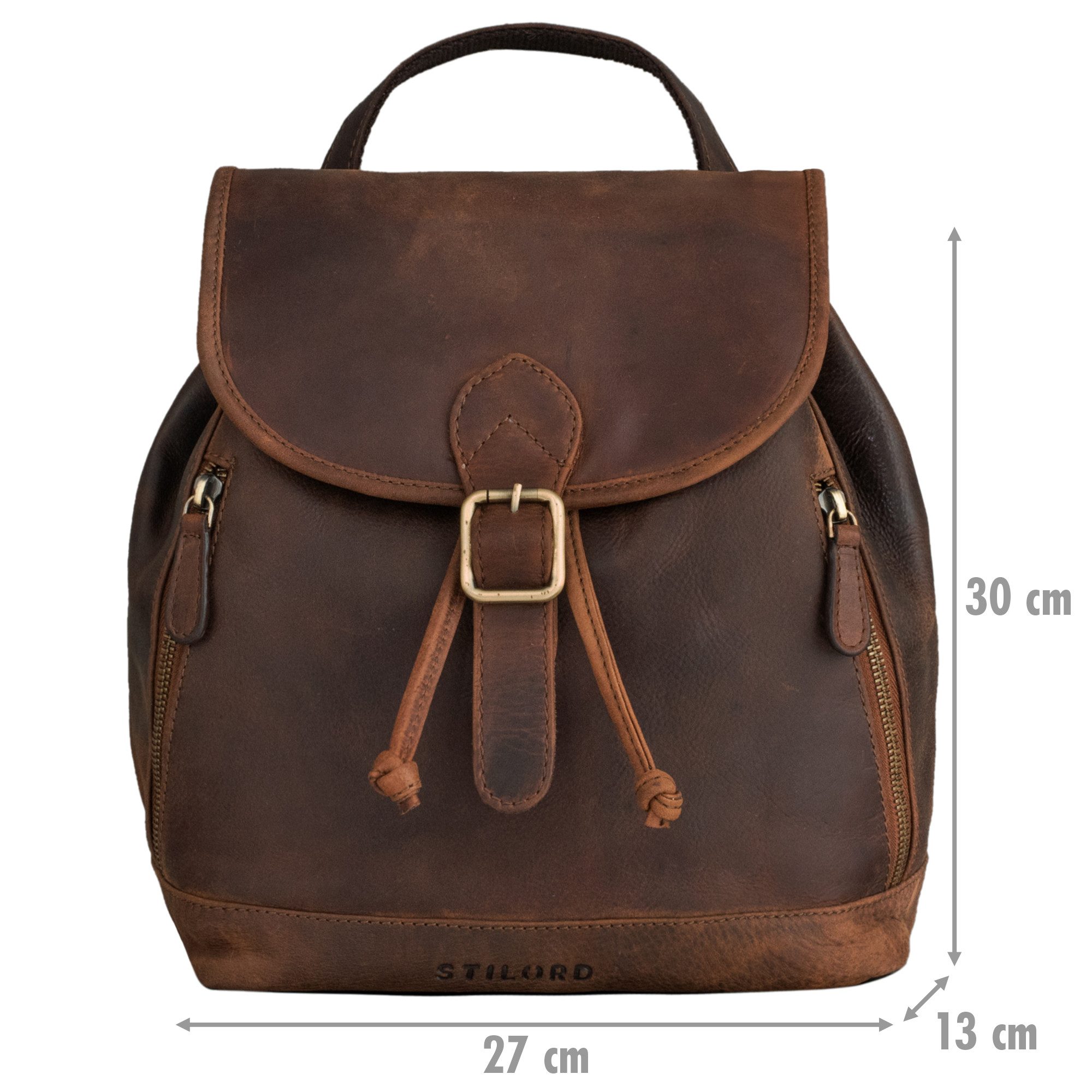 STILORD Cityrucksack "Allison" Rucksack Damen Modern Leder