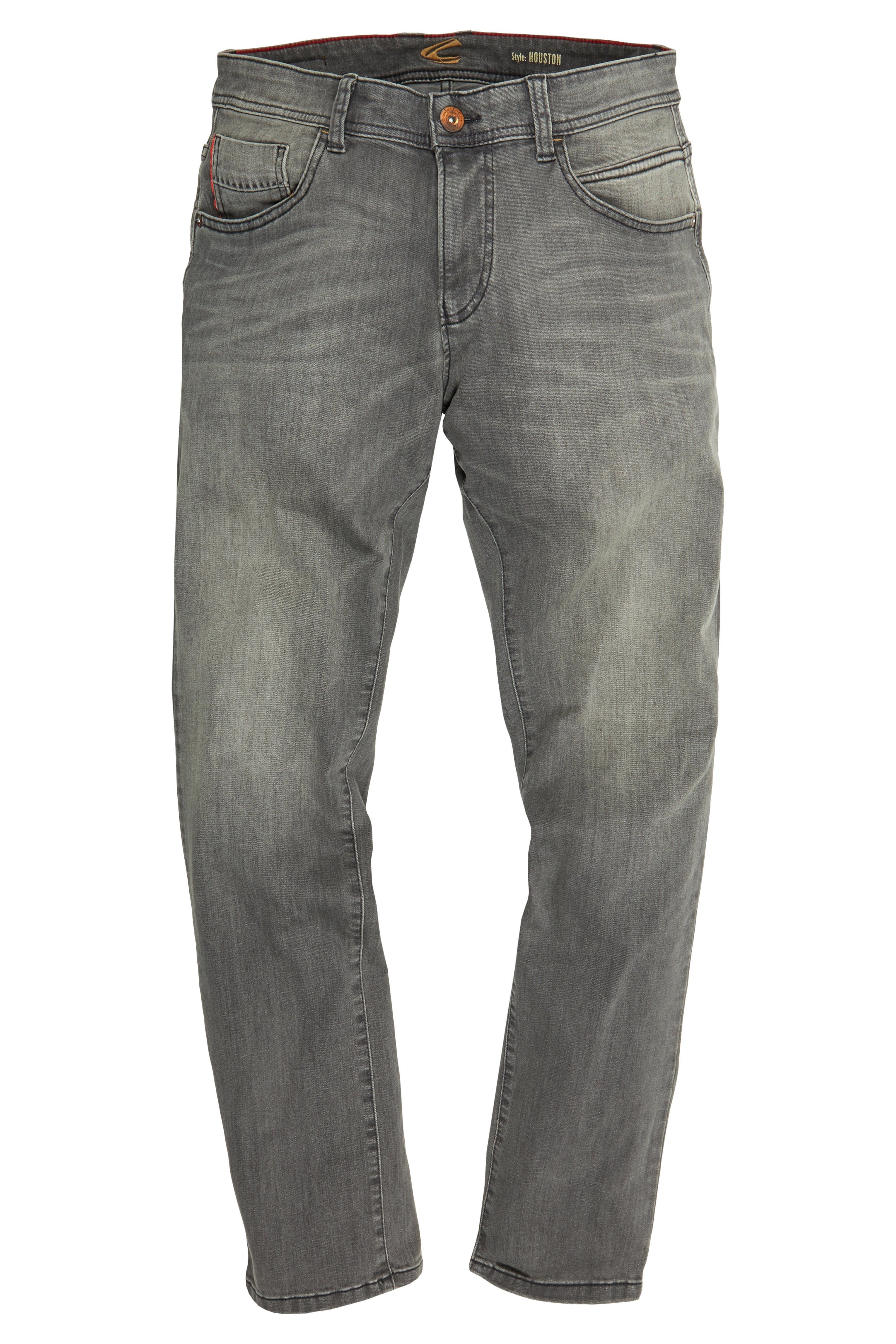 camel active Regular-fit-Jeans 5-Pkt Regular Fit, Stone Gray