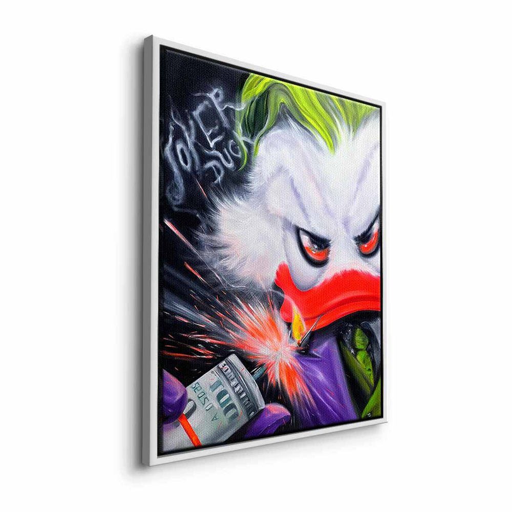 Art by Duck Premium Viqa Motivationsbild ohne - Leinwandbild, Rahmen - designed DOTCOMCANVAS® Joker