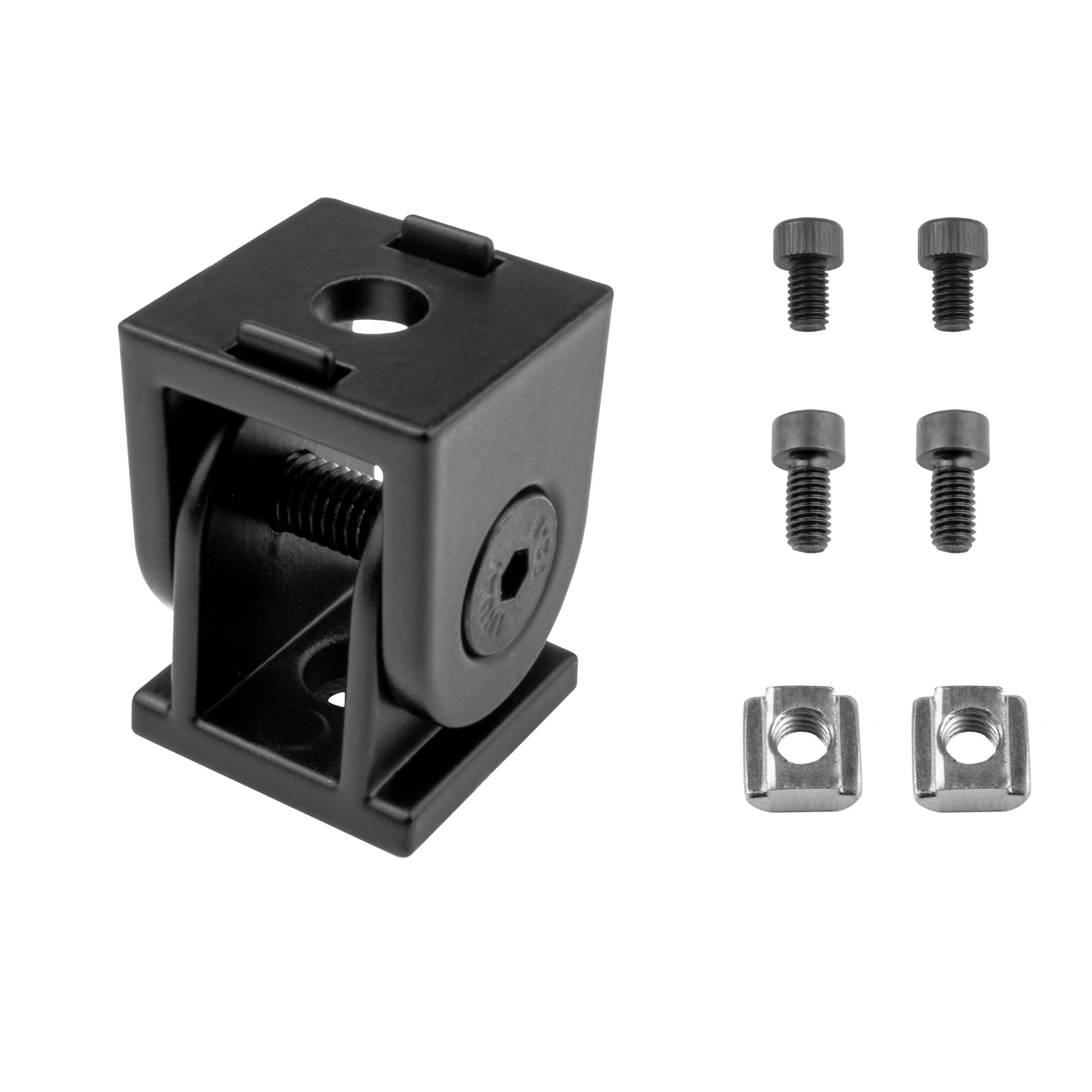 KLAK Profil KLAK 20 - Gelenkverbinder Winkelverbinder Nut 6 Profil 20er schwarz
