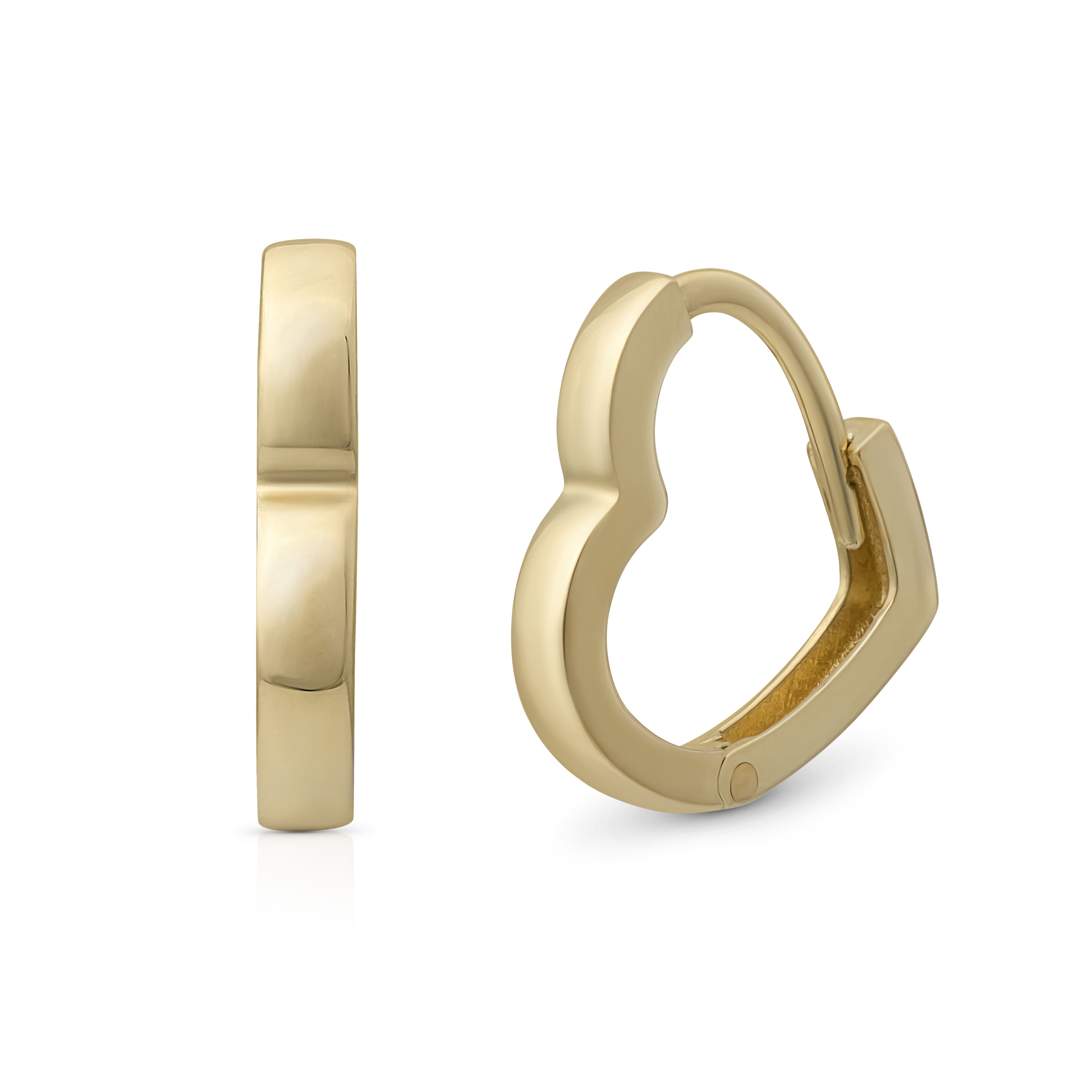 Suzan Gold Creolen-Set Goldohrringe Damen Echtgold Amore Huggies, Creolen 3 günstig online kaufen