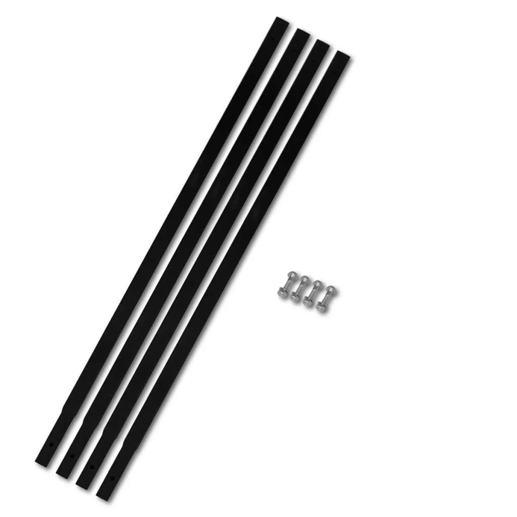 vidaXL Handerdbohrer Erdbohrer mit Griff 120 mm Verlängerungsrohr 5 m