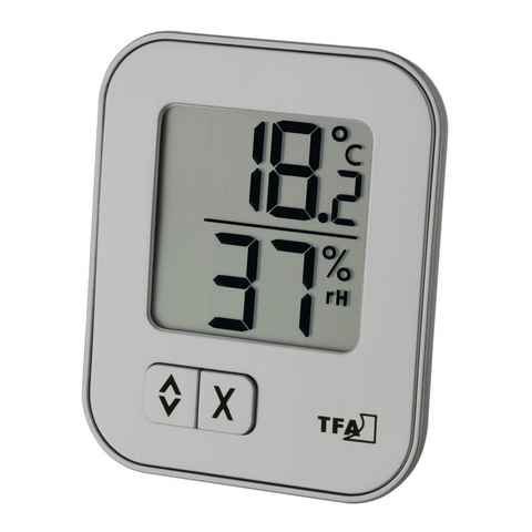 TFA Dostmann Raumthermometer Moxx TFA 30.5026 digitales Thermometer-Hygrometer