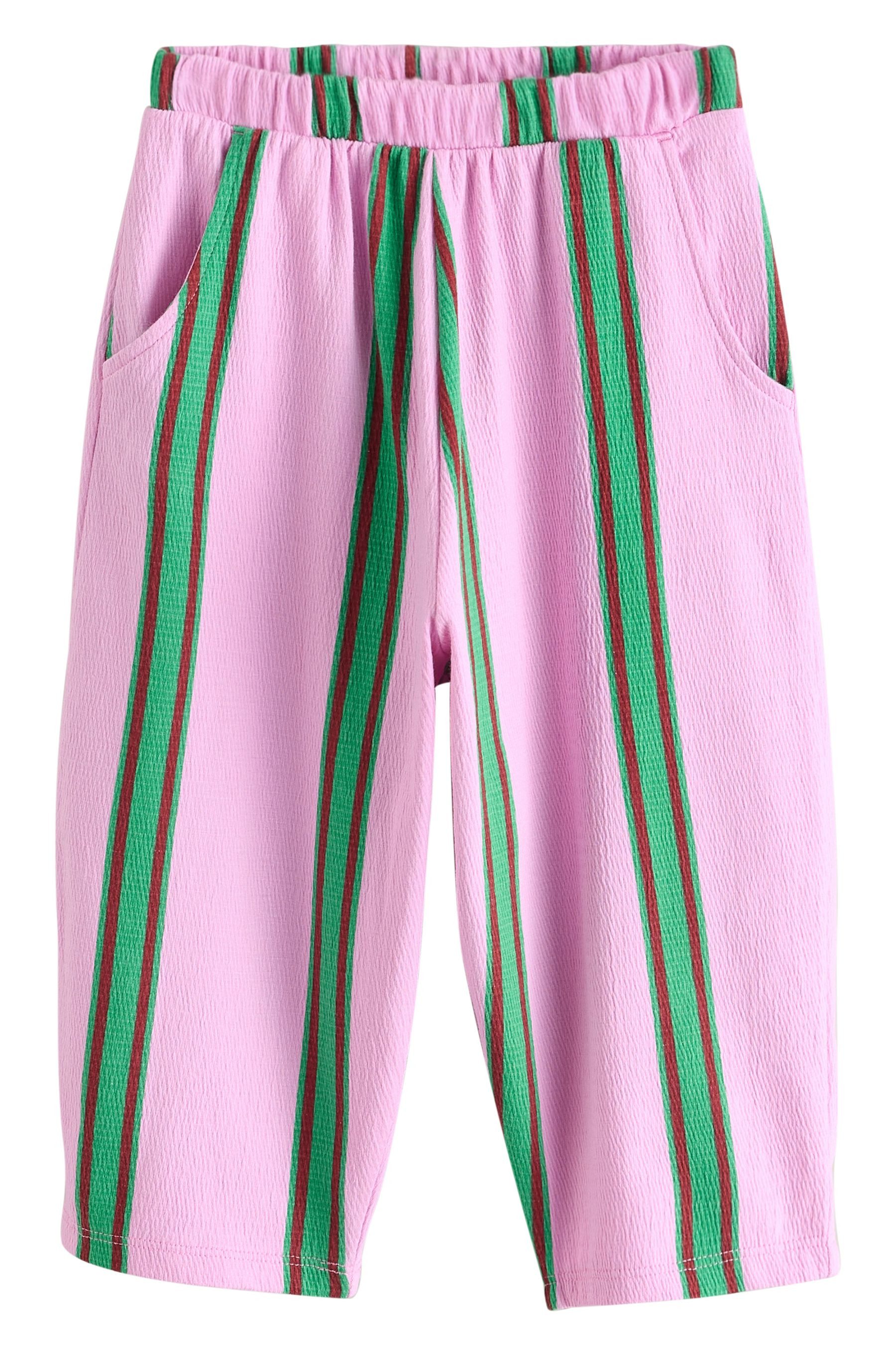 Next Schlupfhose Strukturierte Hose mit weitem günstig online kaufen