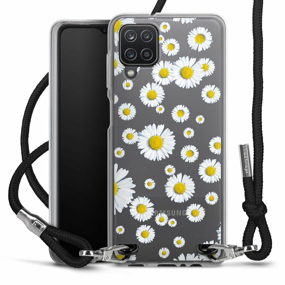 DeinDesign Handyhülle Gänseblume Blumen Motiv ohne Hintergrund, Samsung  Galaxy A12 Handykette Hülle mit Band Case zum Umhängen