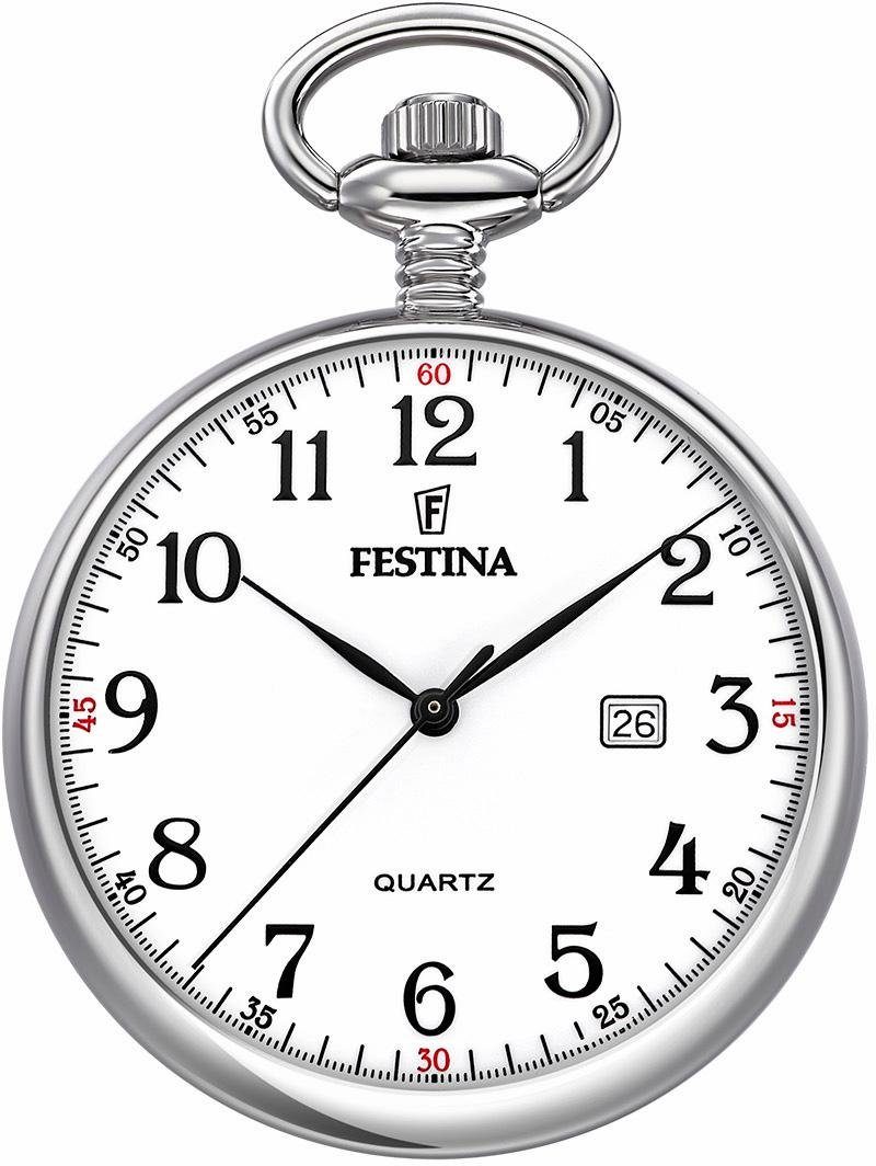 Festina Taschenuhr F2019/1, (Set, 2-tlg., inkl. Kette), Quarzuhr, Herrenuhr günstig online kaufen
