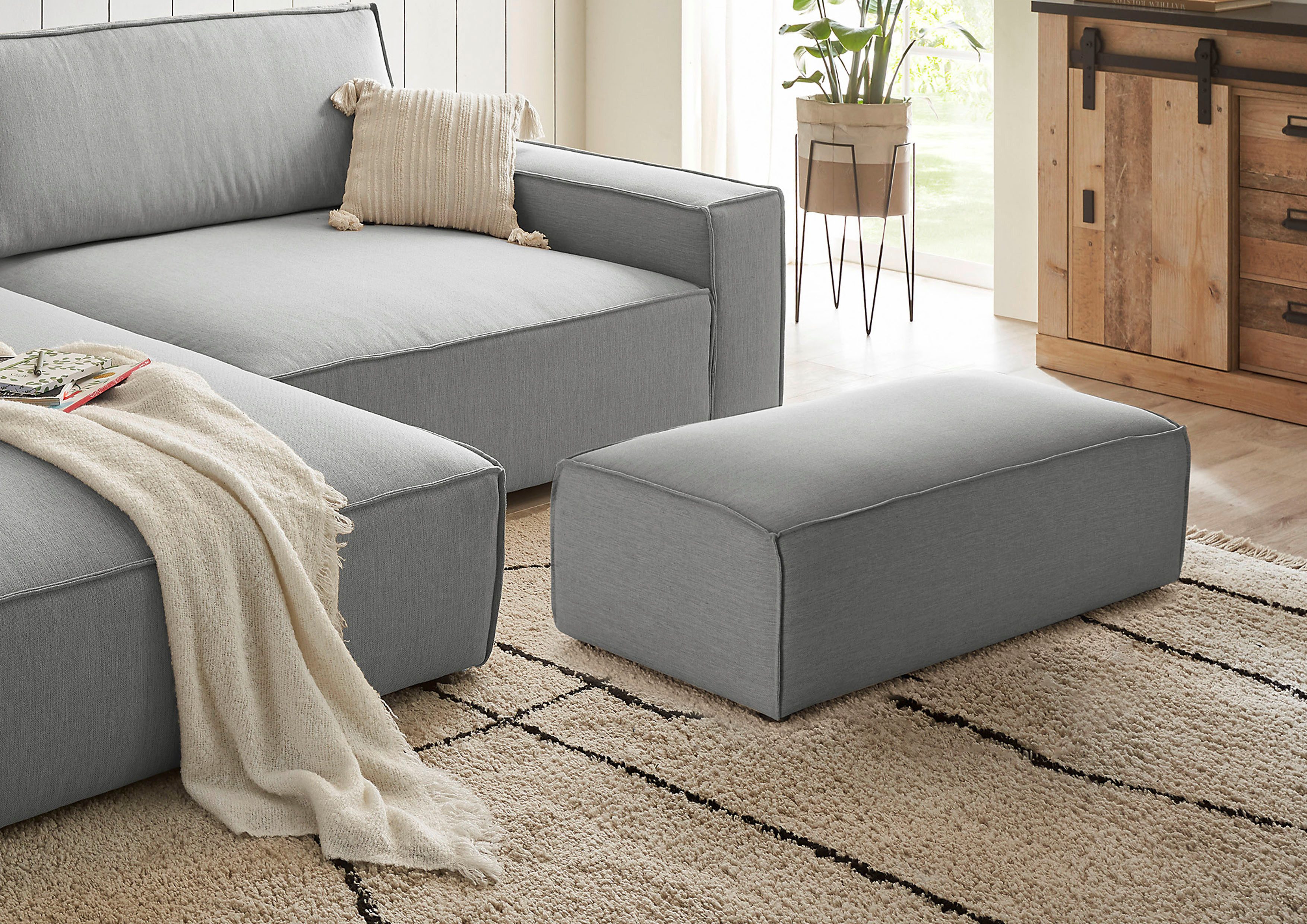 Home affaire Hocker NEU: SHERWOOD XXL, günstig online kaufen