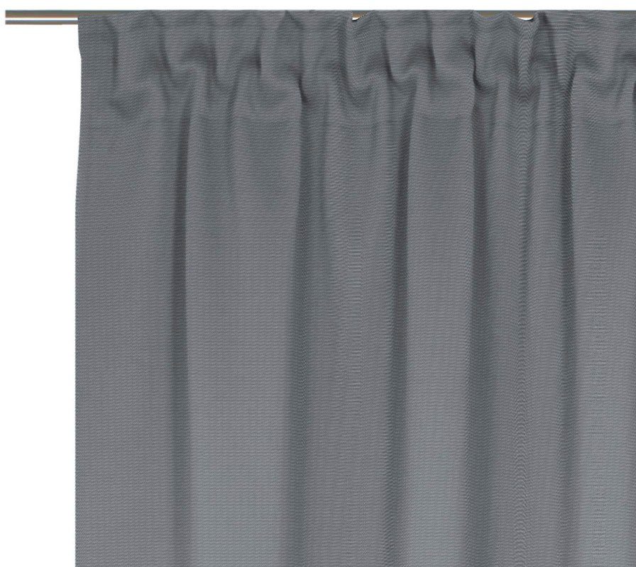 light, aus Jacquard, Bio-Baumwolle Adam, Multifunktionsband Vorhang (1 Collection dunkelblau blickdicht, St), Uni nachhaltig