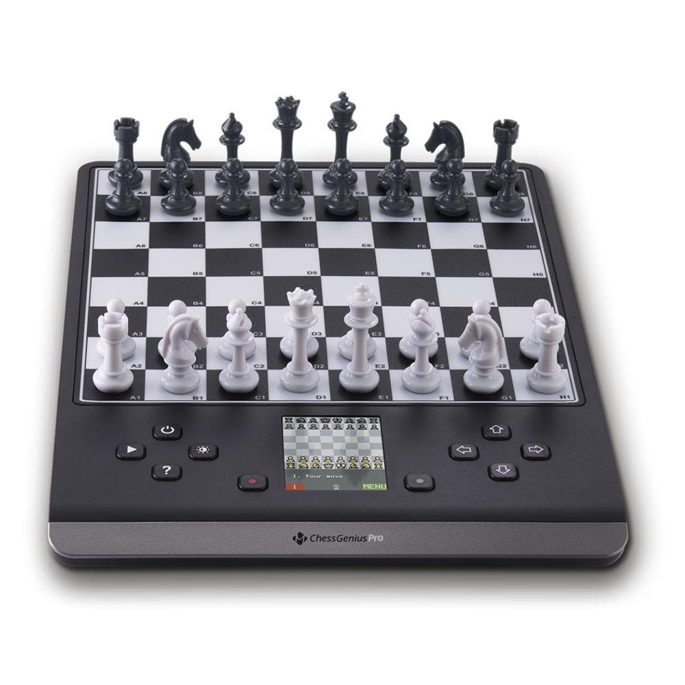 Millennium Spiel, Chess Genius Pro M815, Schachcomputer mit Farbdisplay für  Einsteiger und Fortgeschrittene, MILLENNIUM HighSensity-Drucksensortechnik