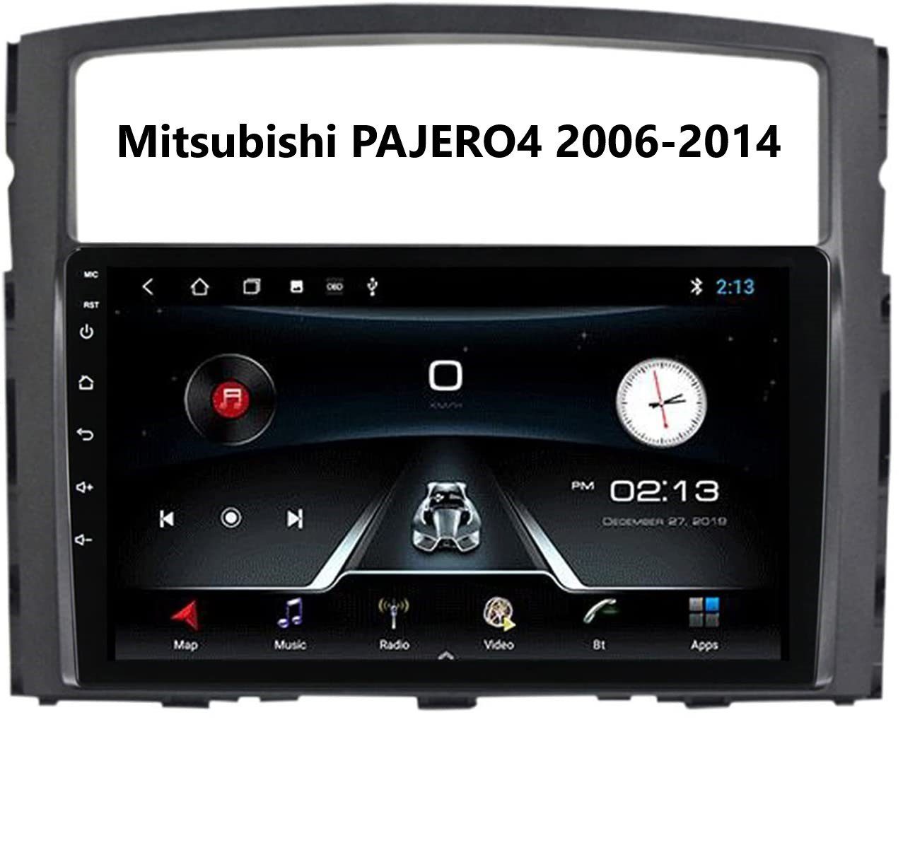 Android 11 2006-2014 RDS Autoradio Mitsubishi GABITECH 9'' Carplay für Pajero