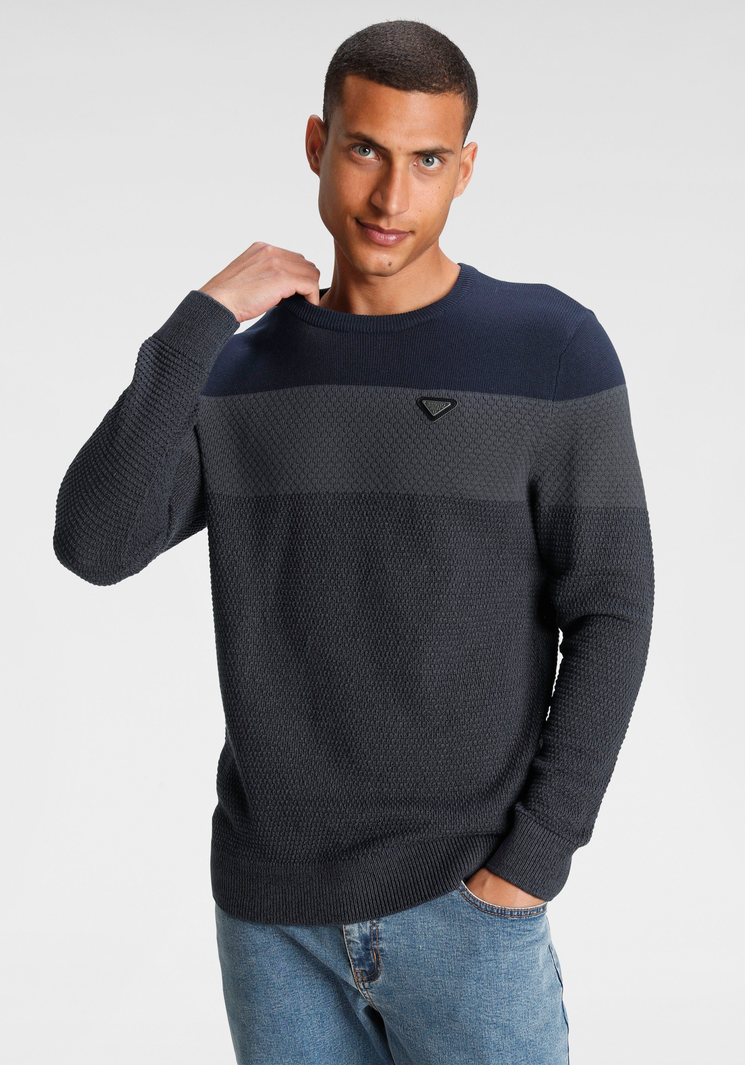 Bruno Banani Strickpullover im modischem Look