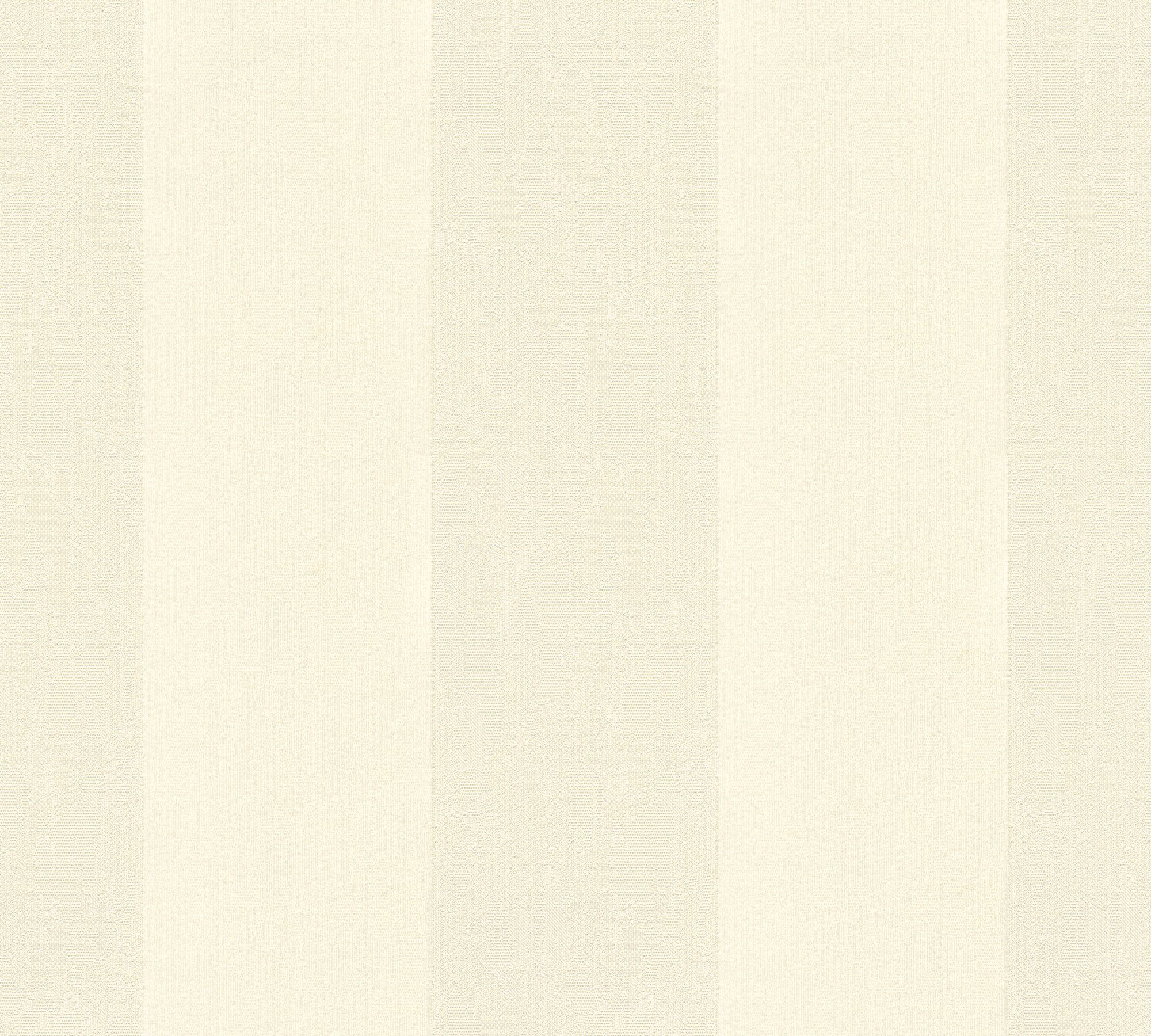 beflockt, Streifen A.S. Castello, Vliestapete creme Création Tapete Ornament Paper Architects gestreift,