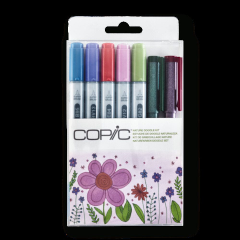 Marker Doodle Kit Naturfarben -