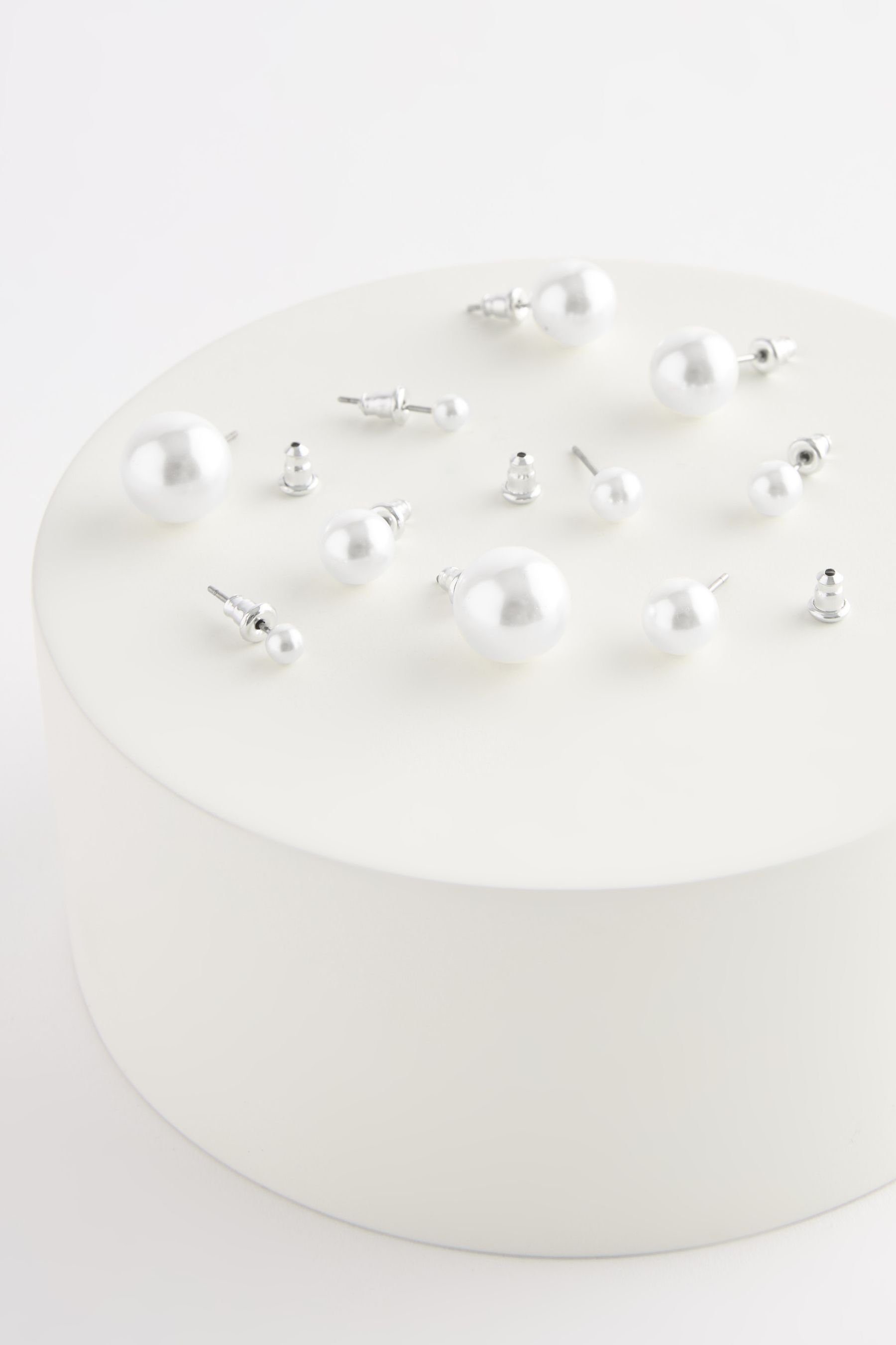 Next Ohrstecker-Set Ohrstecker Perlen, 5er-Pack (1-tlg) günstig online kaufen