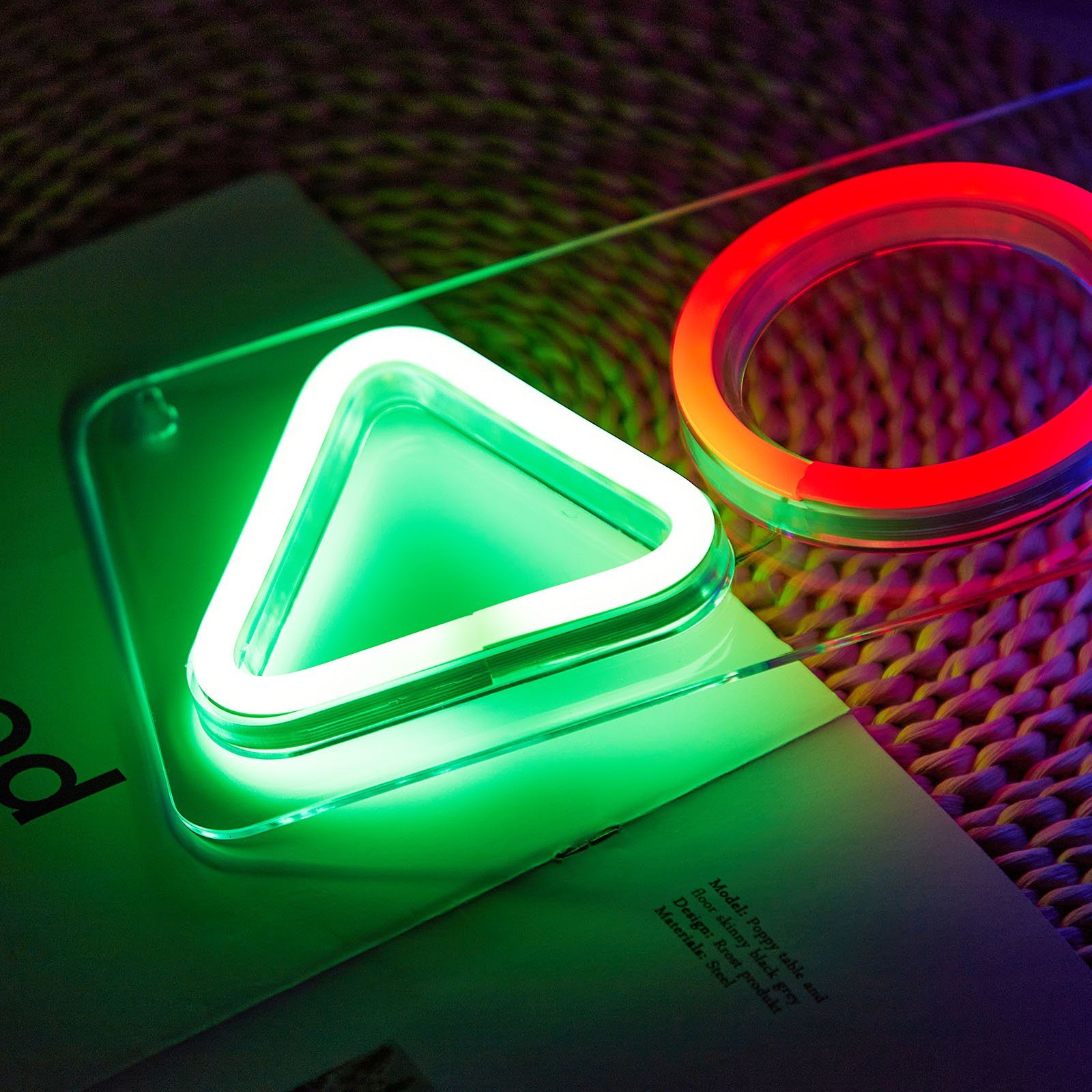 Nachtlicht Sign Schild Sunicol Nachtlicht Neon LED Wandleuchte,USB Leuchtreklame Licht