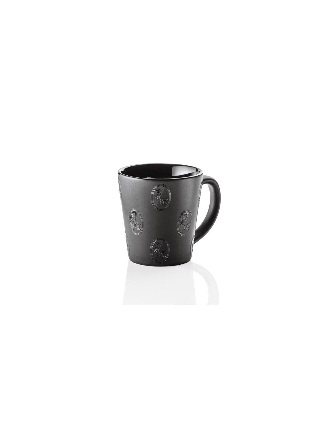 SC Freiburg Becher SC Freiburg Tasse Relief "Wappen allover", Keramik
